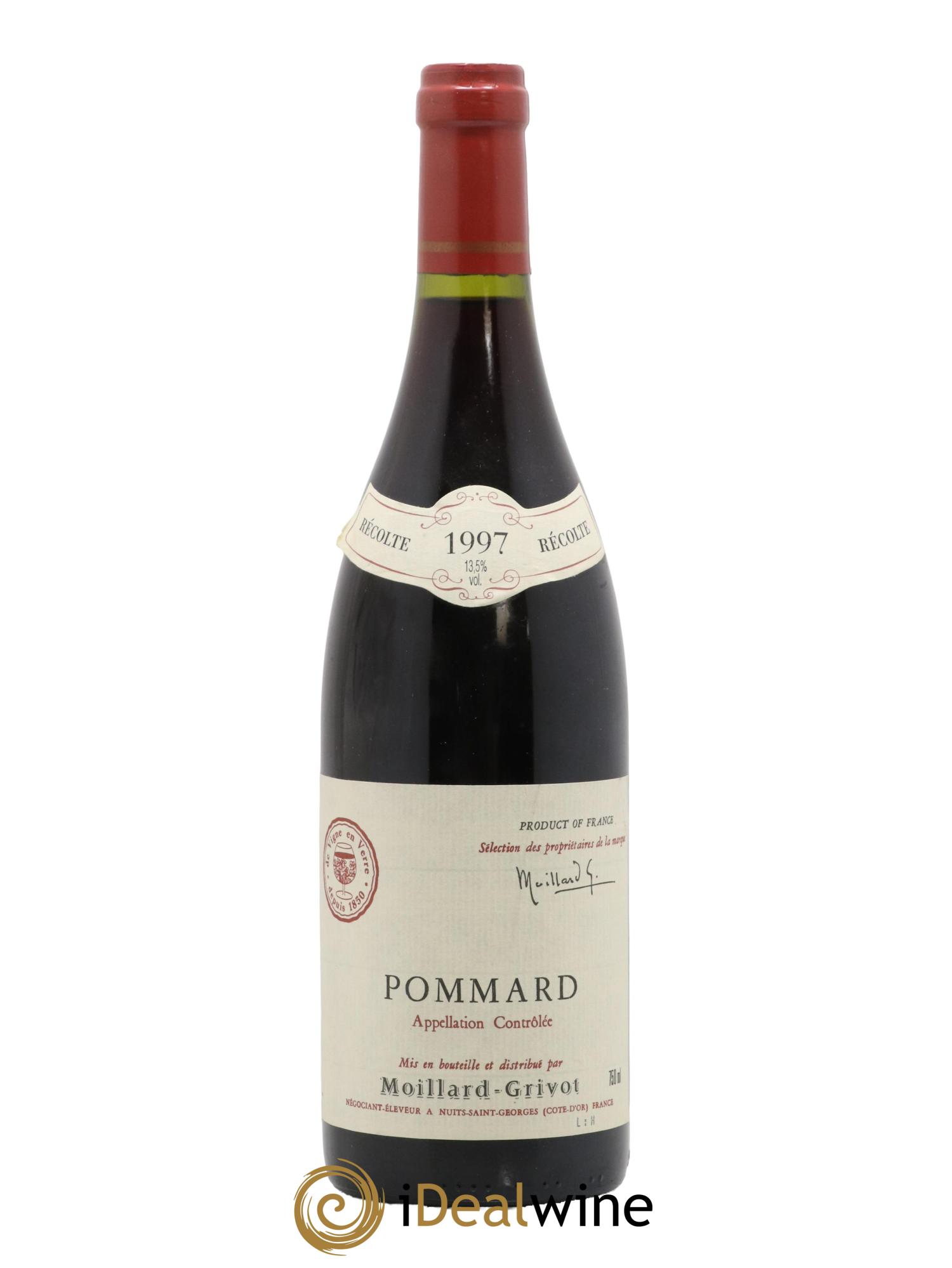 Pommard Moillard Grivot 1997 - Posten von 1 Flasche - 0