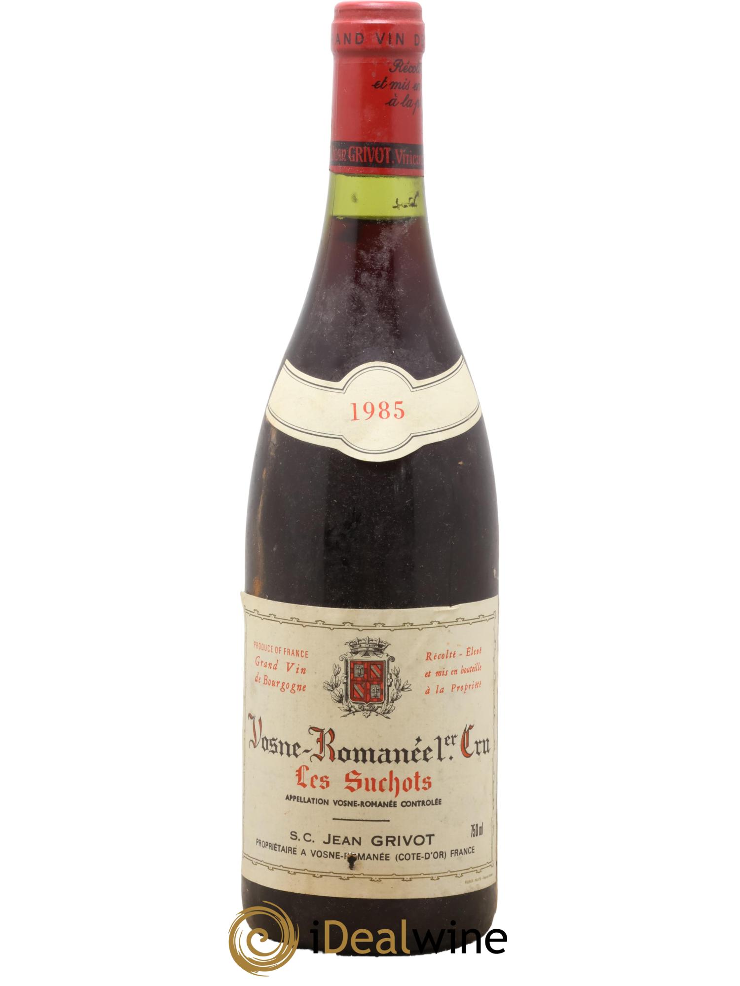 Vosne-Romanée 1er Cru Les Suchots Jean Grivot 1985 - Lotto di 1 bottiglia - 0