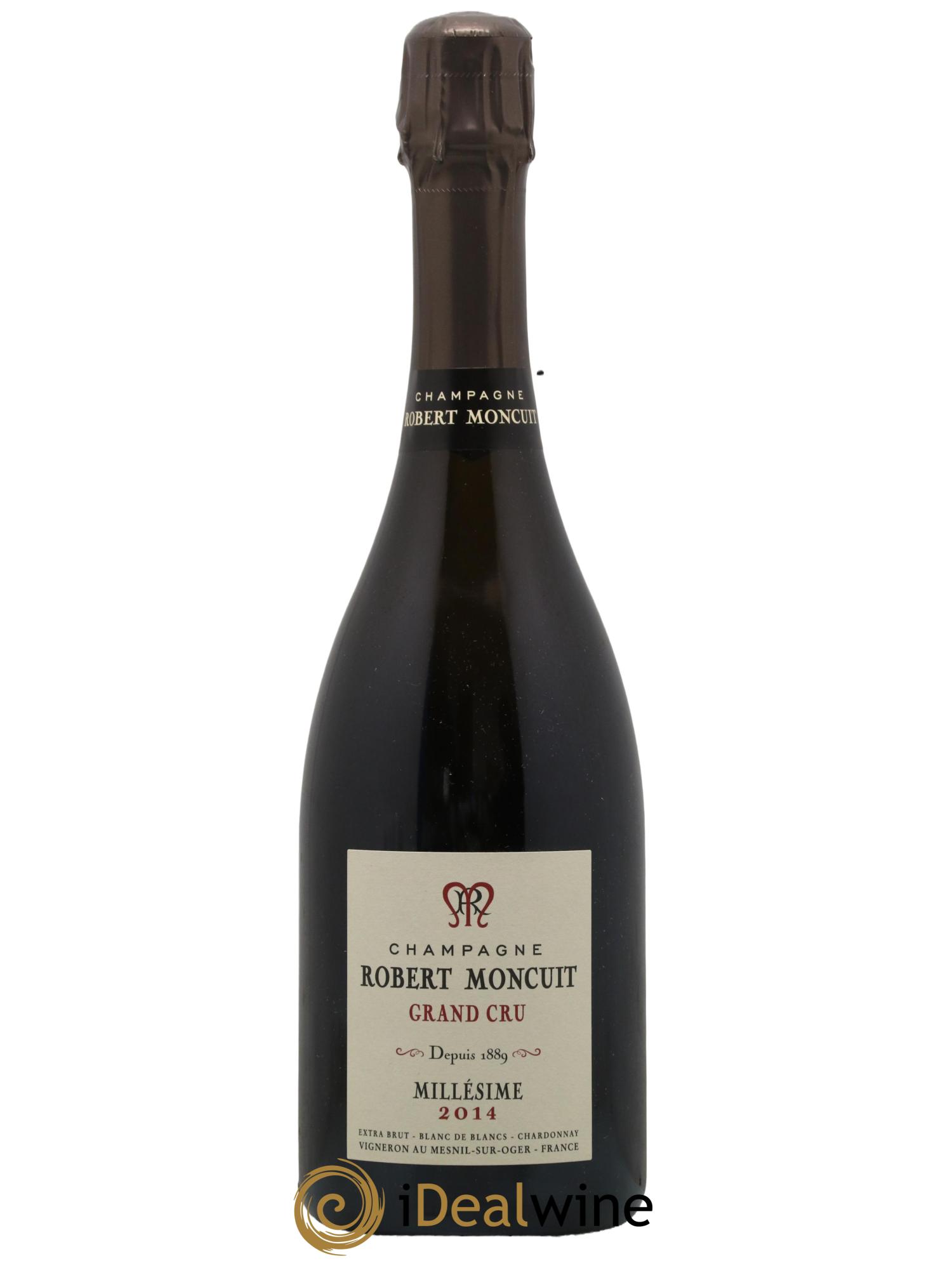 Blanc de Blancs Grand Cru Extra-Brut Robert Moncuit 2014 - Lot de 1 bouteille - 0