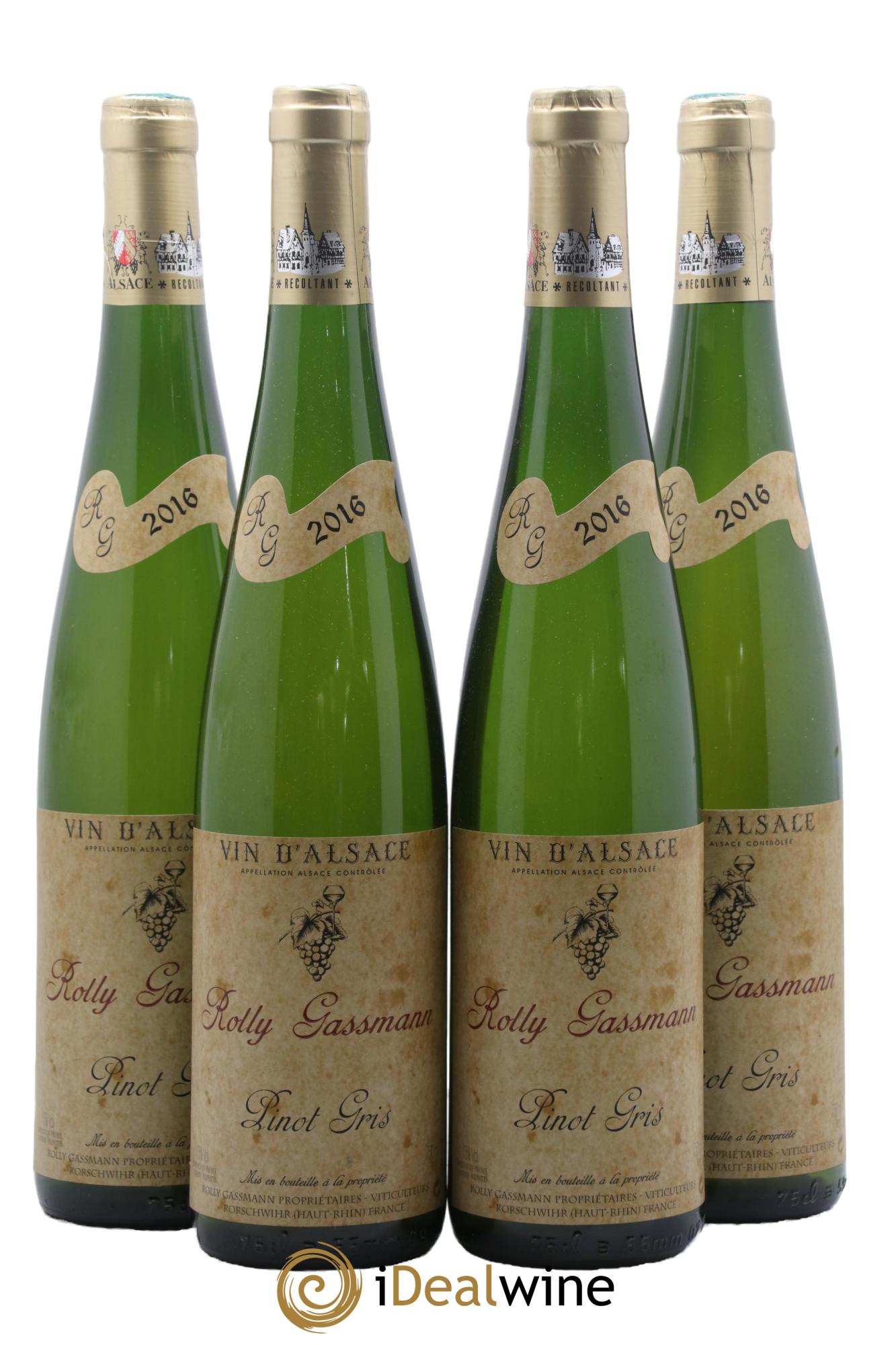 Alsace Pinot Gris Rolly-Gassmann 2016 - Lotto di 4 bottiglie - 0