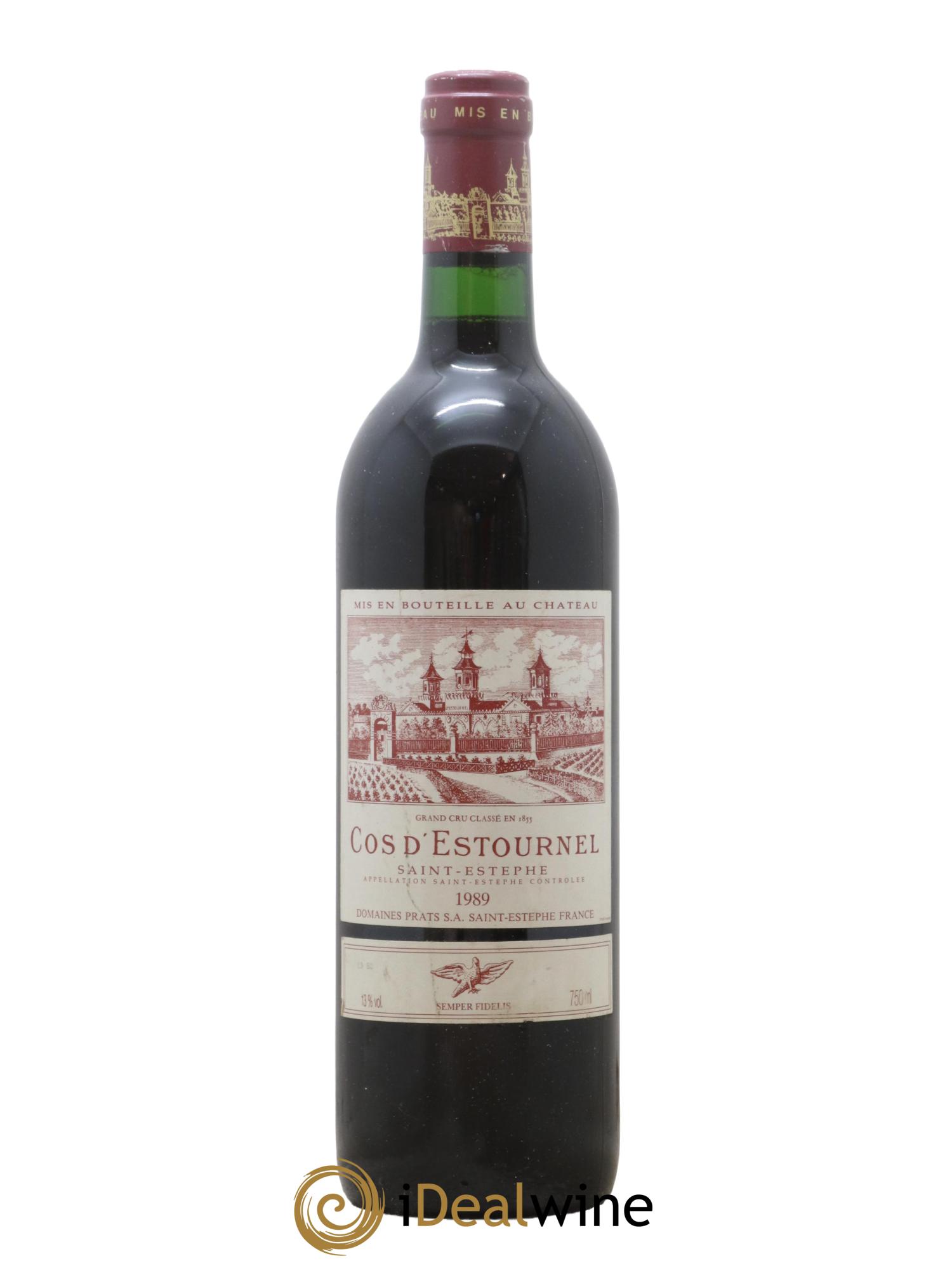 Cos d'Estournel 2ème Grand Cru Classé 1989 - Lot de 1 bouteille - 0