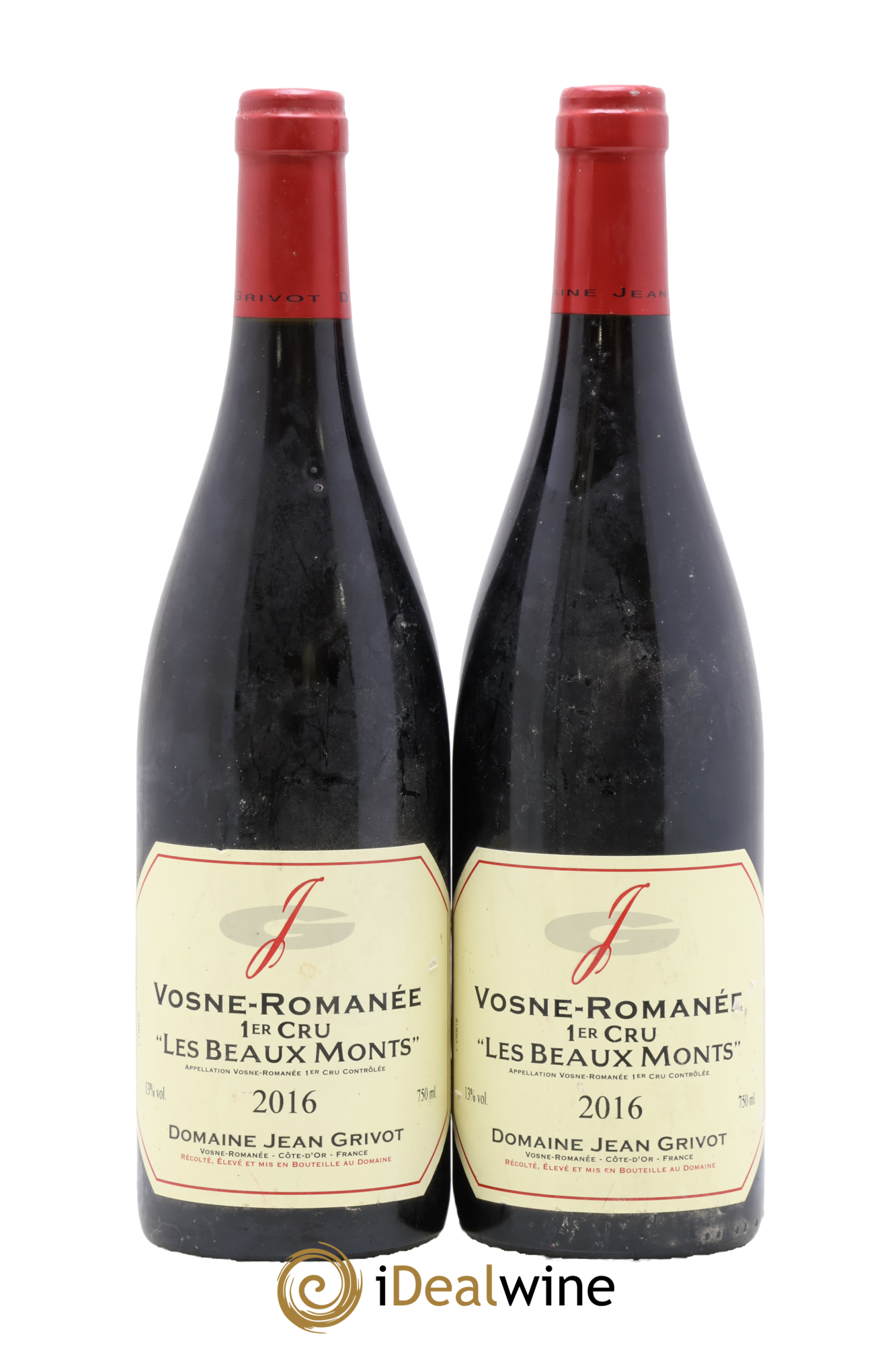 Vosne-Romanée 1er Cru Les Beaux-Monts Jean Grivot 2016 - Lote de 2 botellas - 0
