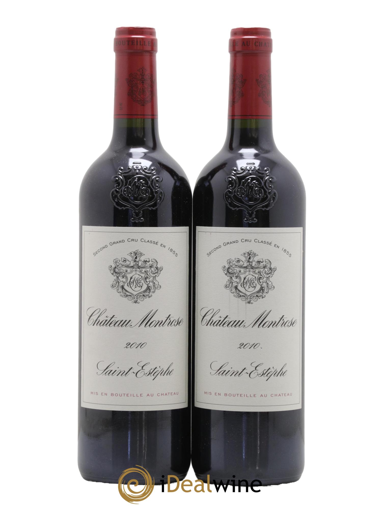 Château Montrose 2ème Grand Cru Classé 2010 - Lot de 2 bouteilles - 0