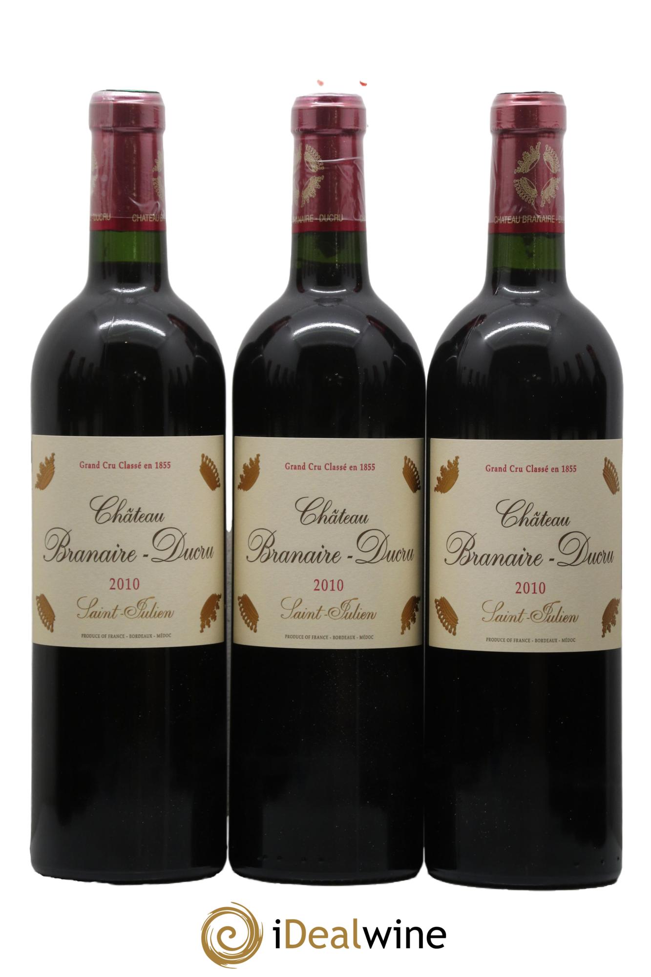 Château Branaire Ducru 4ème Grand Cru Classé 2010 - Posten von 12 Flaschen - 1