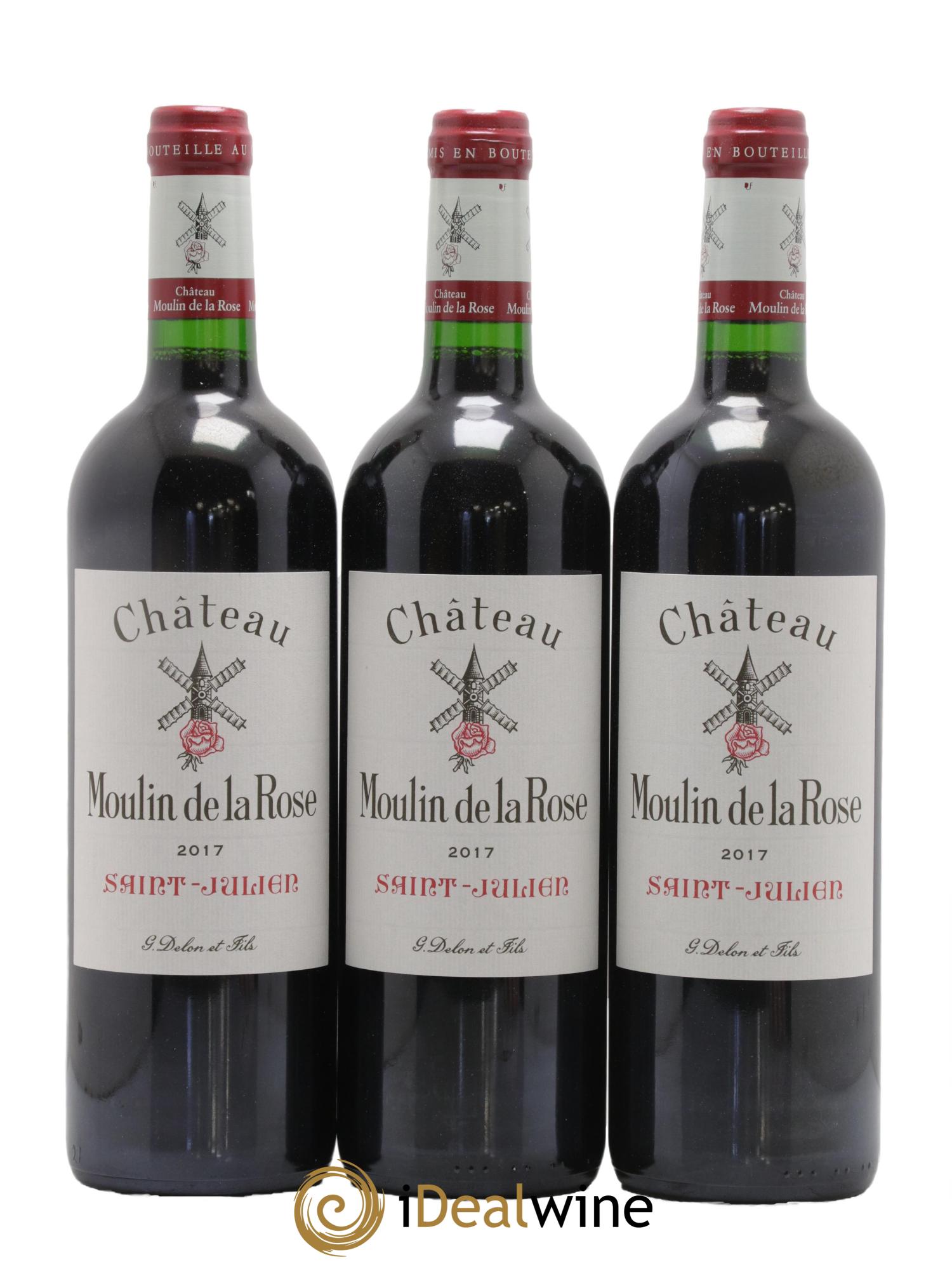 Château Moulin de la Rose Cru Bourgeois 2017 - Lot de 6 bouteilles - 1