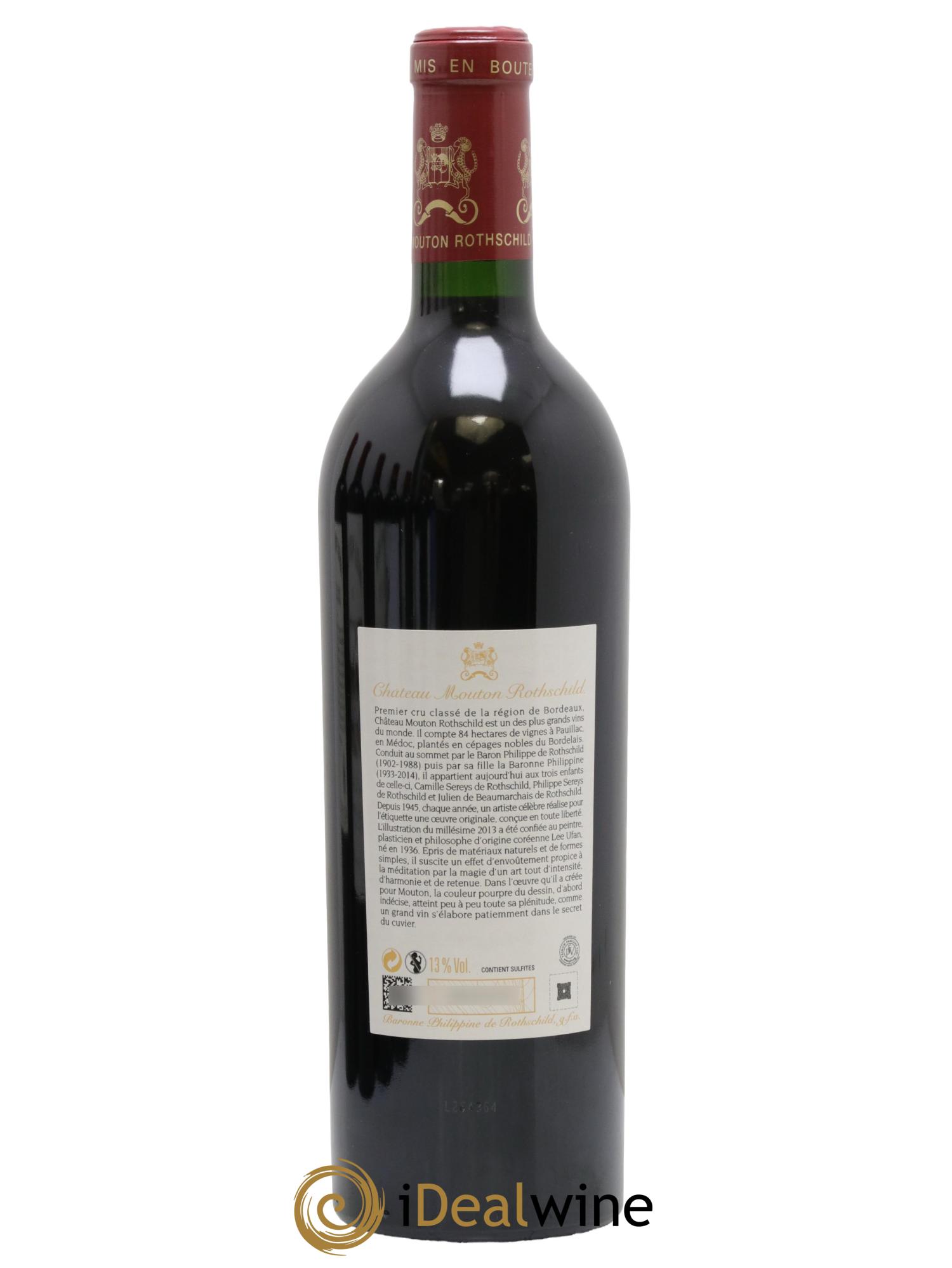 Château Mouton Rothschild 1er Grand Cru Classé 2013 - Lot of 1 bottle - 1