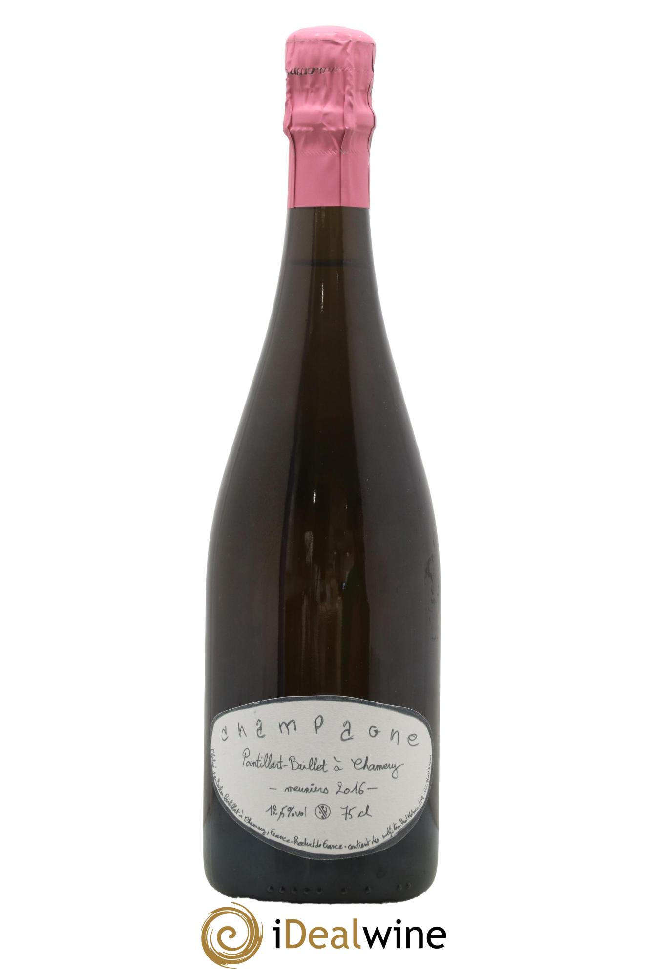 Champagne Meuniers Bastien Pointillart 2016 - Posten von 1 Flasche - 0