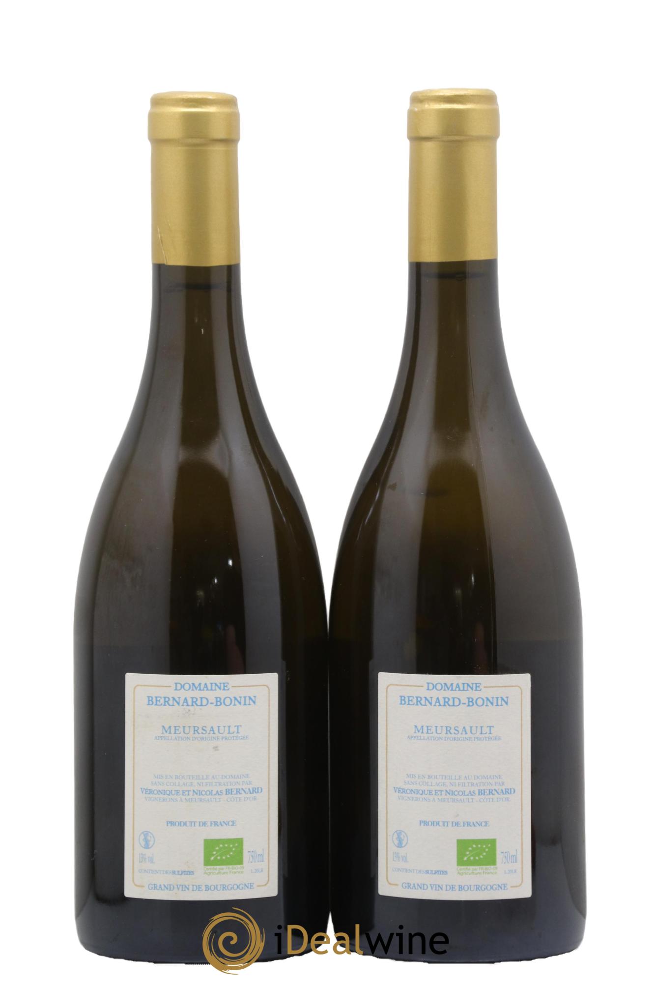 Meursault La Rencontre Bernard Bonin 2020 - Lot de 2 bouteilles - 1