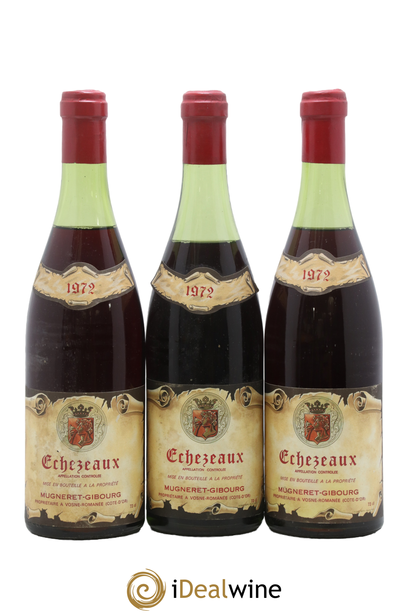 Echezeaux Grand Cru Mugneret-Gibourg (Domaine) 1972 - Lotto di 3 bottiglie - 0