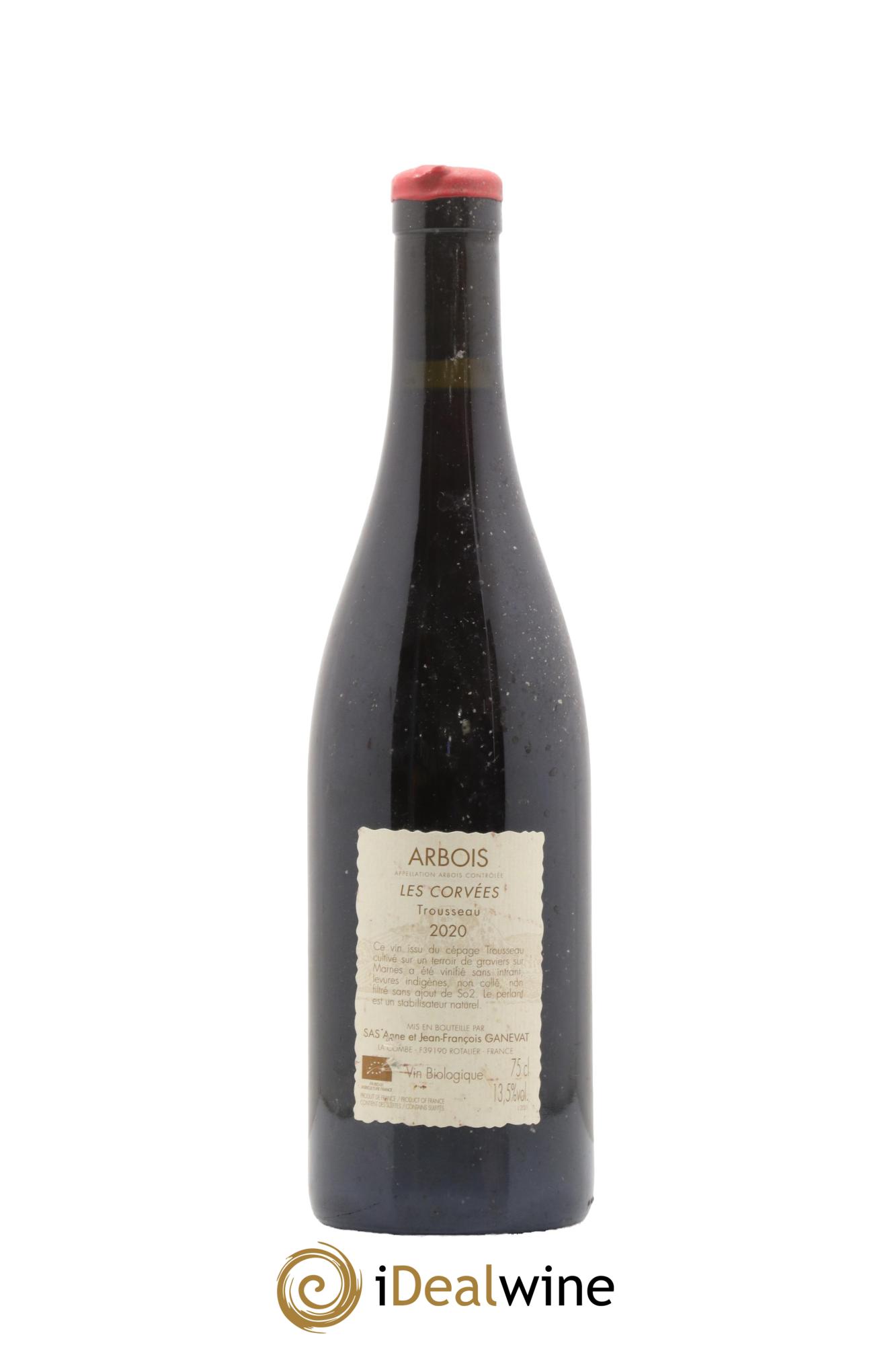 Côtes du Jura Trousseau Les Corvées Anne et Jean François Ganevat 2020 - Lotto di 1 bottiglia - 1