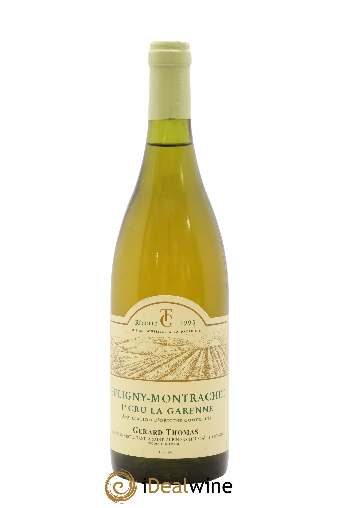 Puligny-Montrachet 1er Cru La Garenne Gérard Thomas 1995 - Lot de 1 bouteille - 0