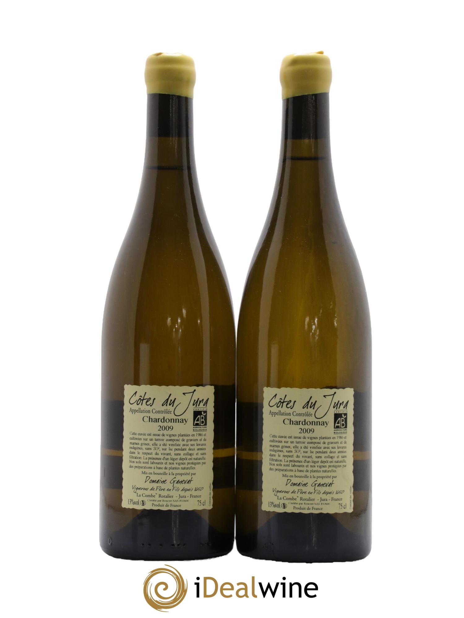 Côtes du Jura Cuvée Florine Jean-François Ganevat (Domaine) 2009 - Lot de 2 bouteilles - 1
