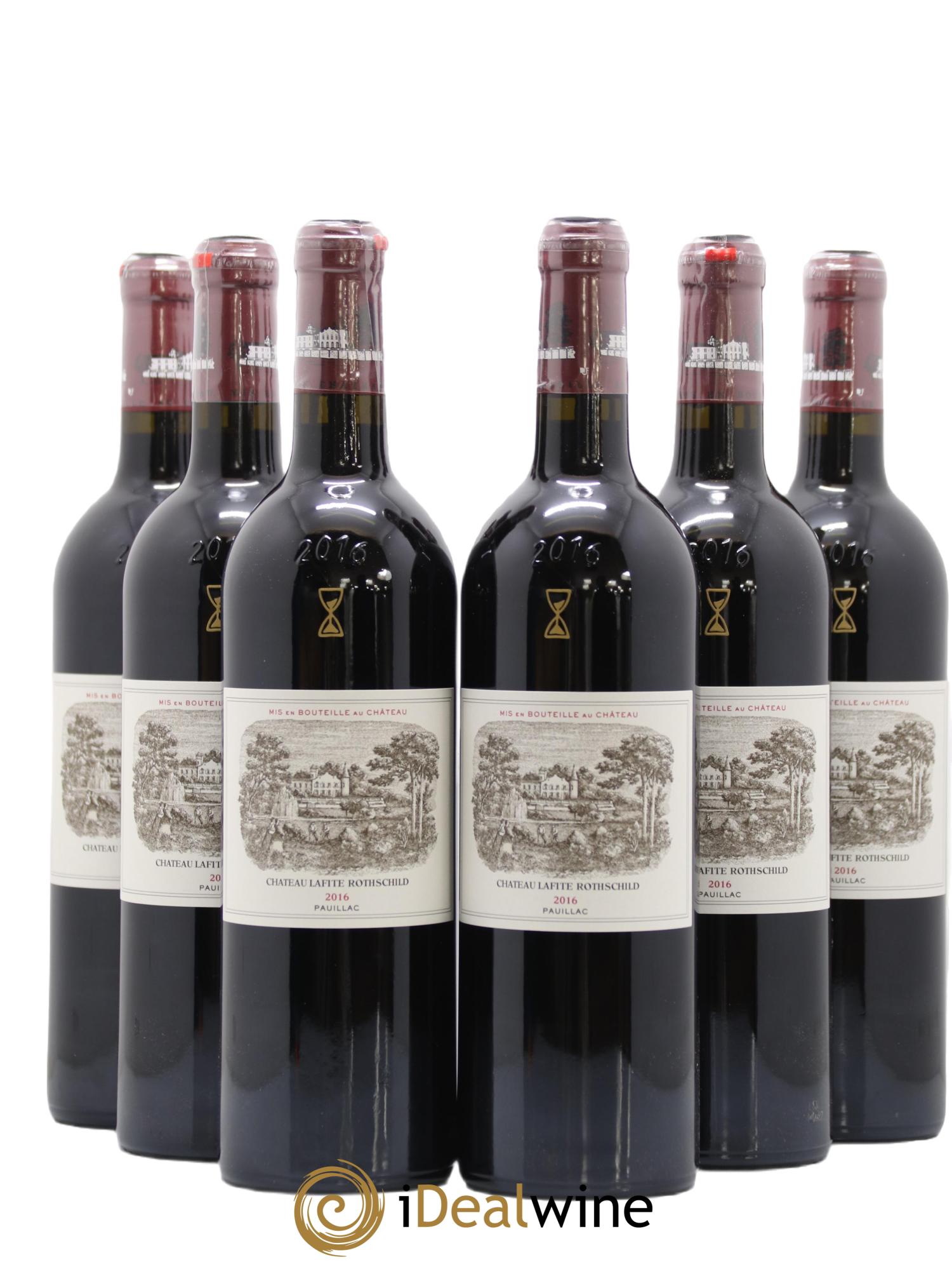 Château Lafite Rothschild 1er Grand Cru Classé 2016 - Lot of 6 bottles - 0