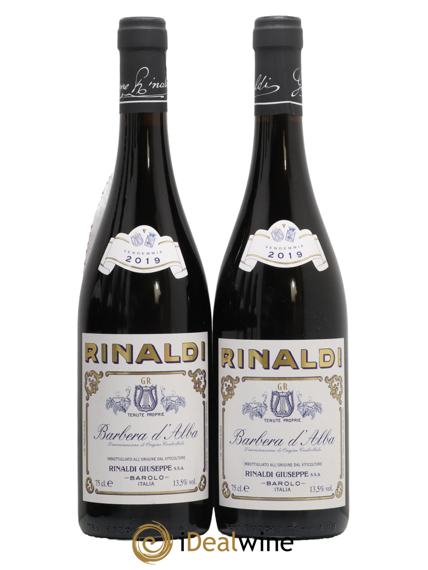 Barbera d'Alba Giuseppe Rinaldi 2019 - Lotto di 2 bottiglie - 0