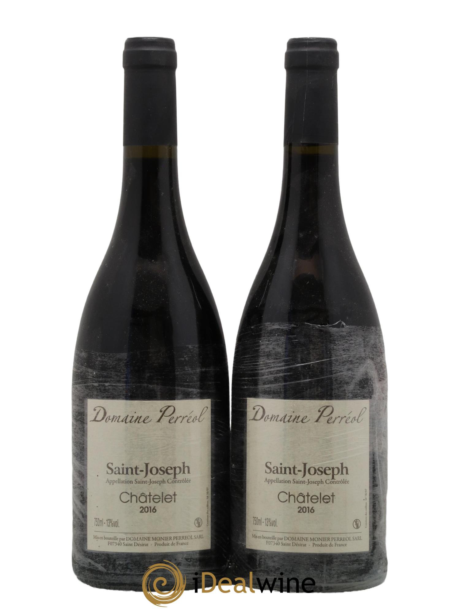 Saint-Joseph Chatelet Domaine Monier Perreol 2016 - Lot de 2 bouteilles - 0