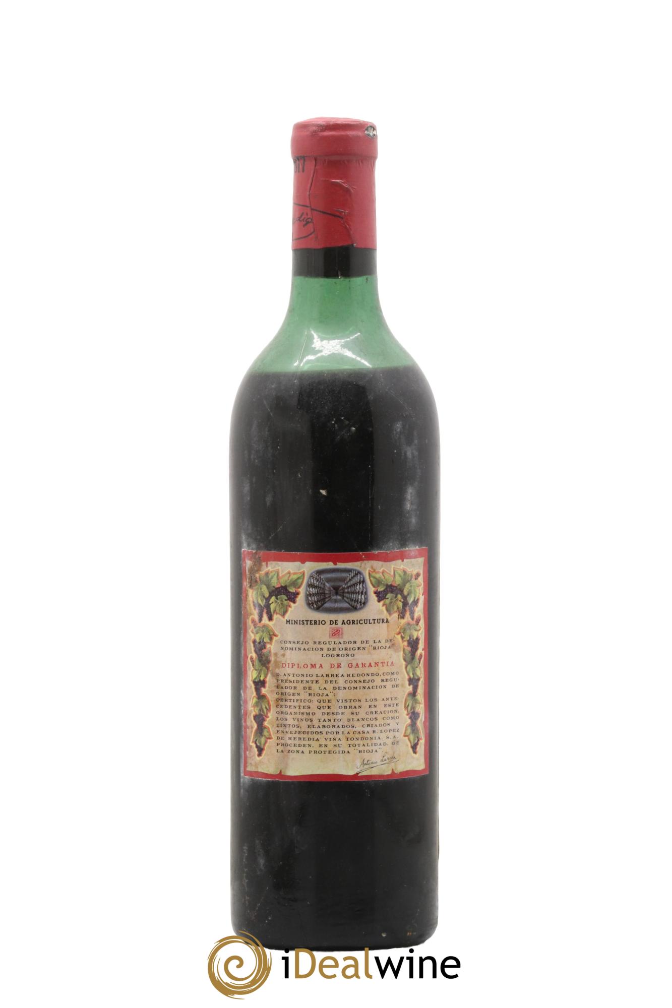 Rioja DOCA Reserva Vina Tondonia R. Lopez de Heredia 1942 - Lot of 1 bottle - 1