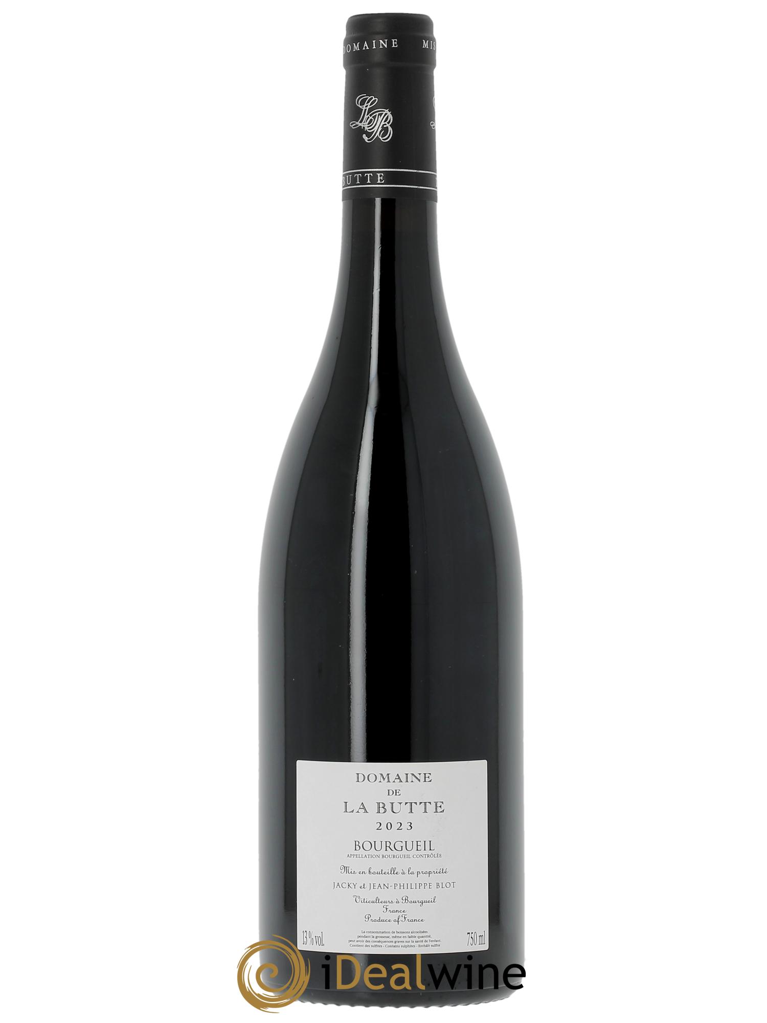 Bourgueil Le Haut de La Butte Domaine de La Butte - Jacky Blot  2023 - Lot de 1 bouteille - 1