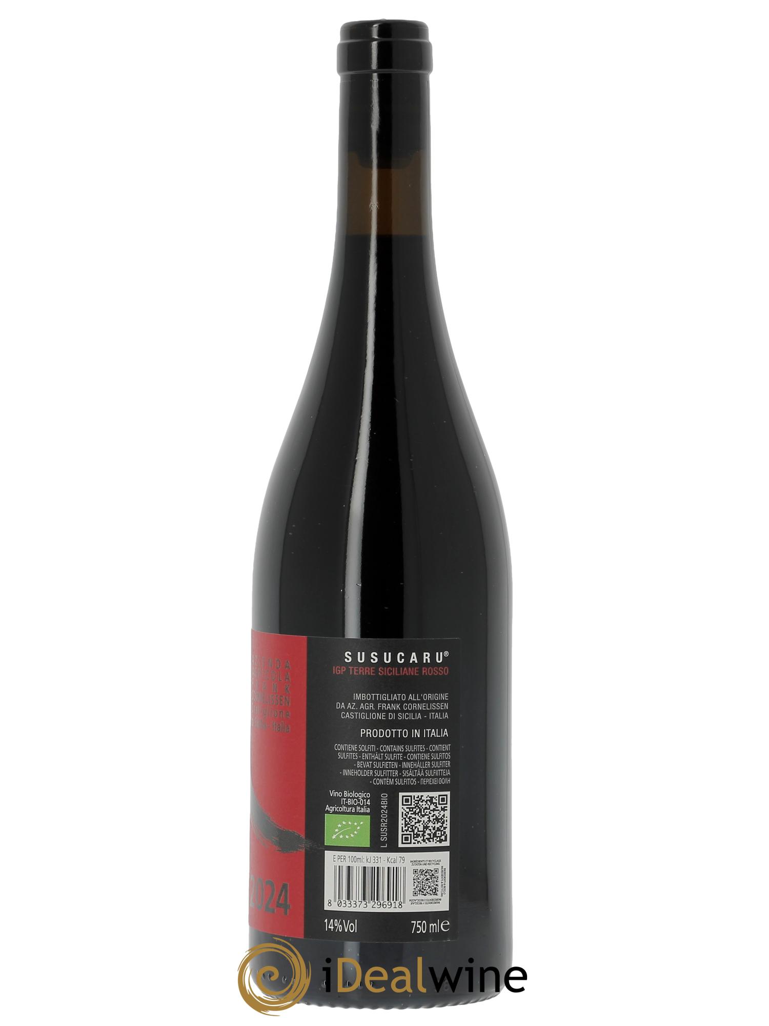 Terre Siciliane IGT Susucaru Rosso (anciennement Contadino) Frank Cornelissen 2024 - Lotto di 1 bottiglia - 1