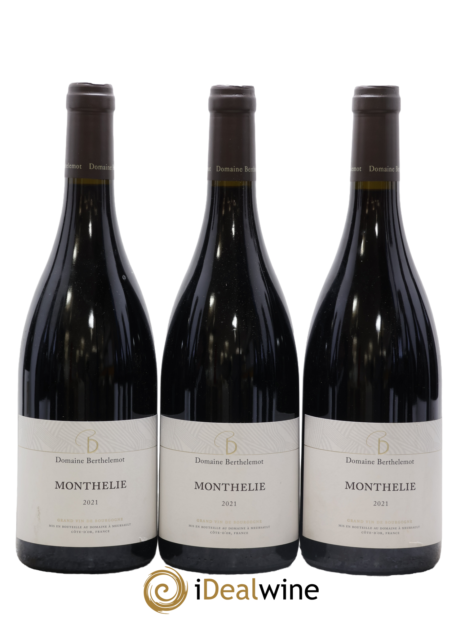 Monthélie Berthelemot 2021 - Lot of 3 bottles - 0
