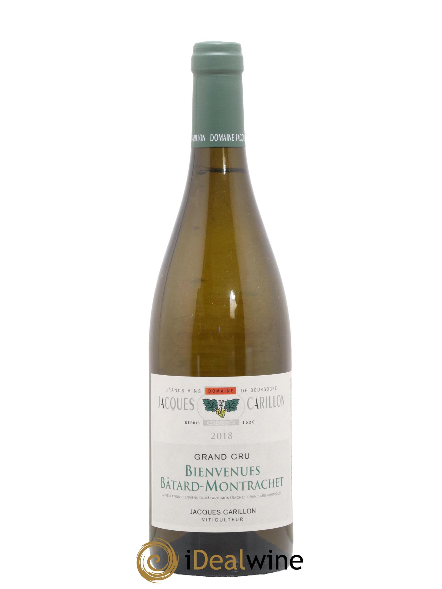 Bienvenues-Bâtard-Montrachet Grand Cru Jacques Carillon (Domaine) 2018 - Lot de 1 bouteille - 0