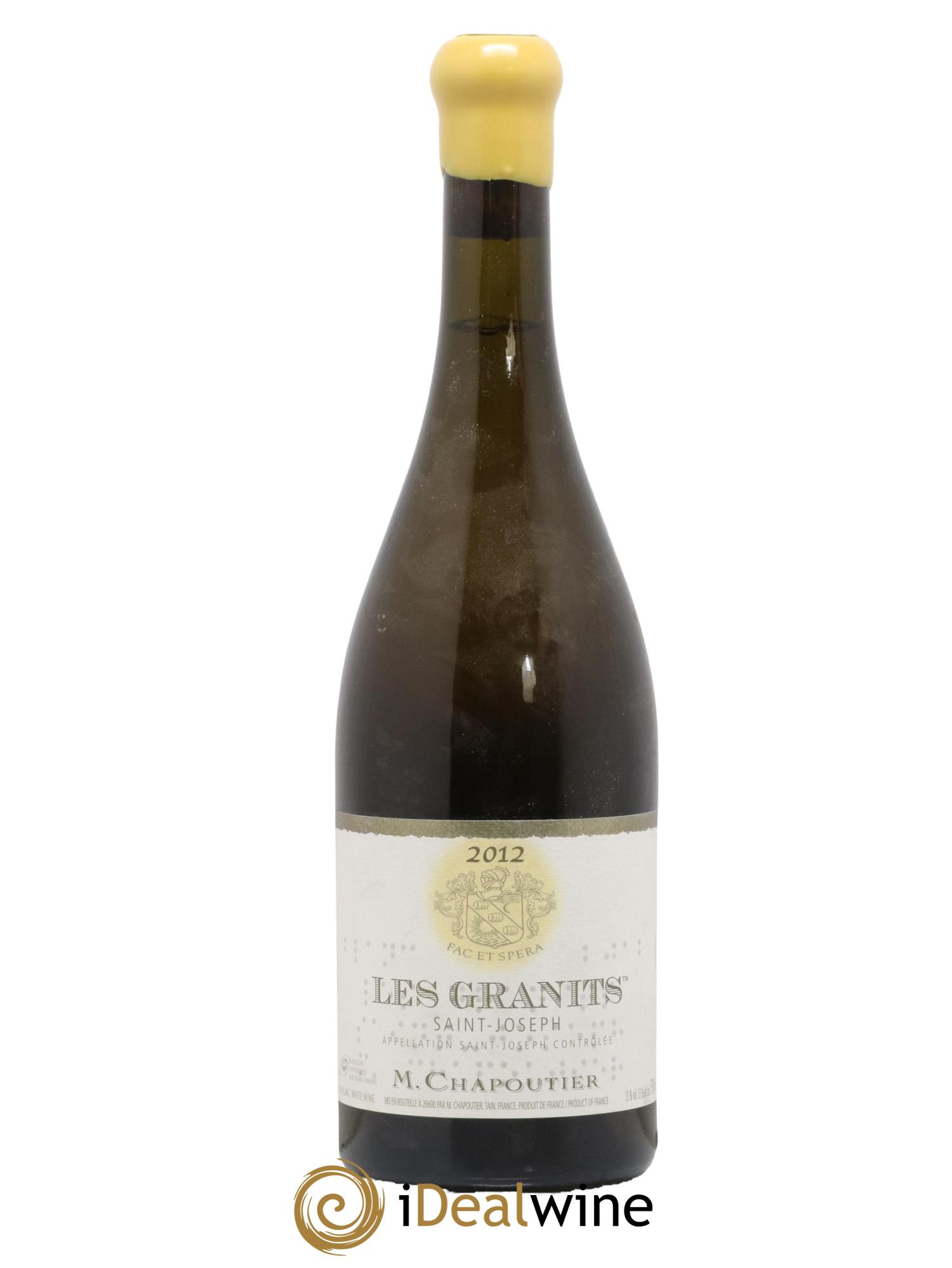 Saint-Joseph Les Granits Chapoutier 2012 - Lot de 1 bouteille - 0