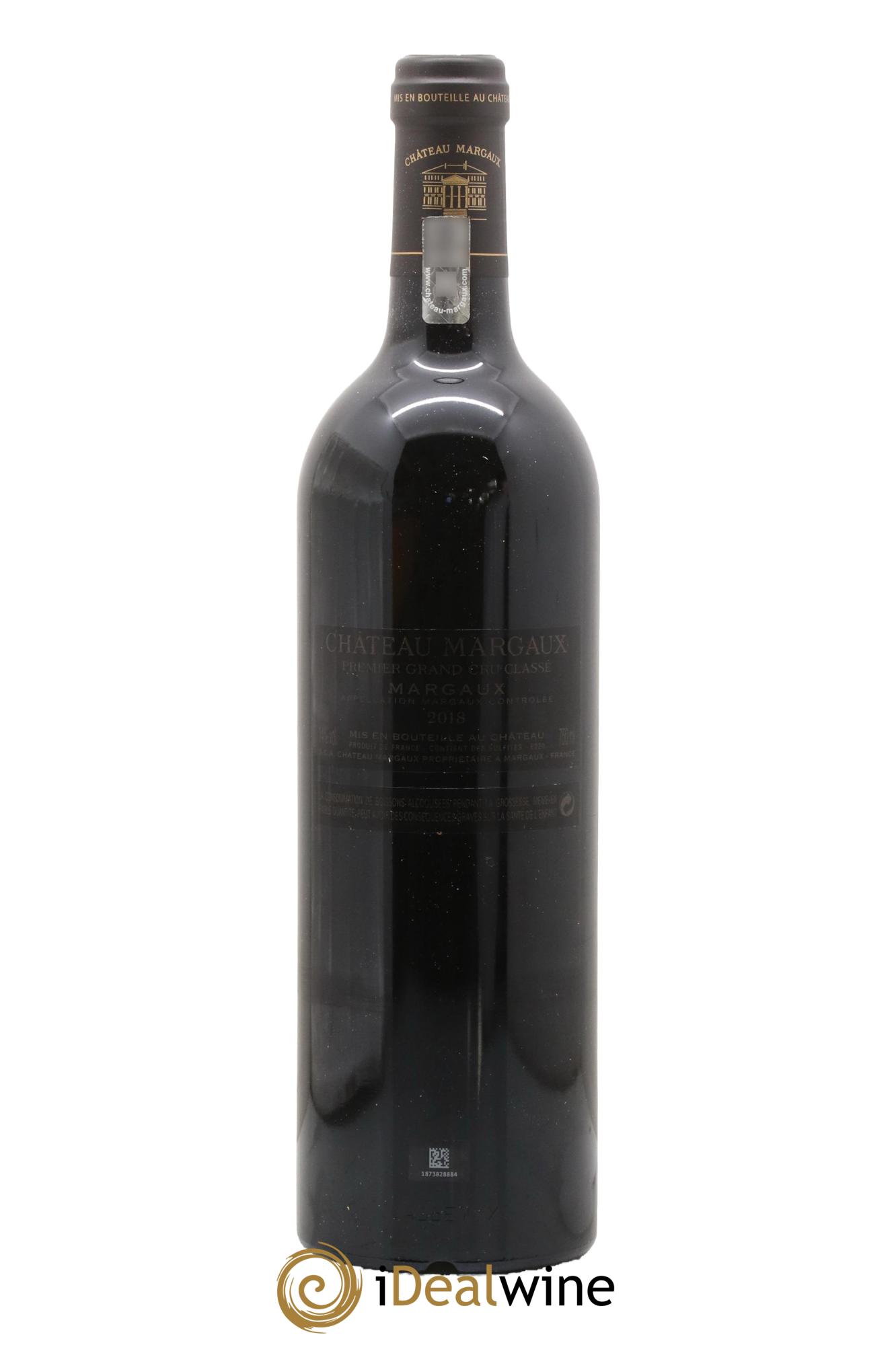 Château Margaux 1er Grand Cru Classé 2018 - Lot de 1 bouteille - 2