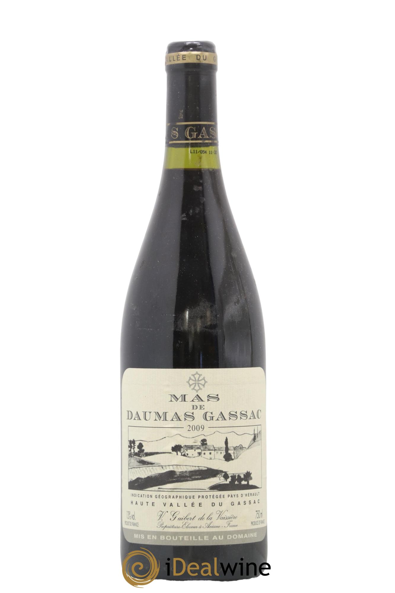 Saint-Guilhem-le-Désert - Cité d'Aniane Mas Daumas Gassac Famille Guibert de La Vaissière 2009 - Lotto di 1 bottiglia - 0