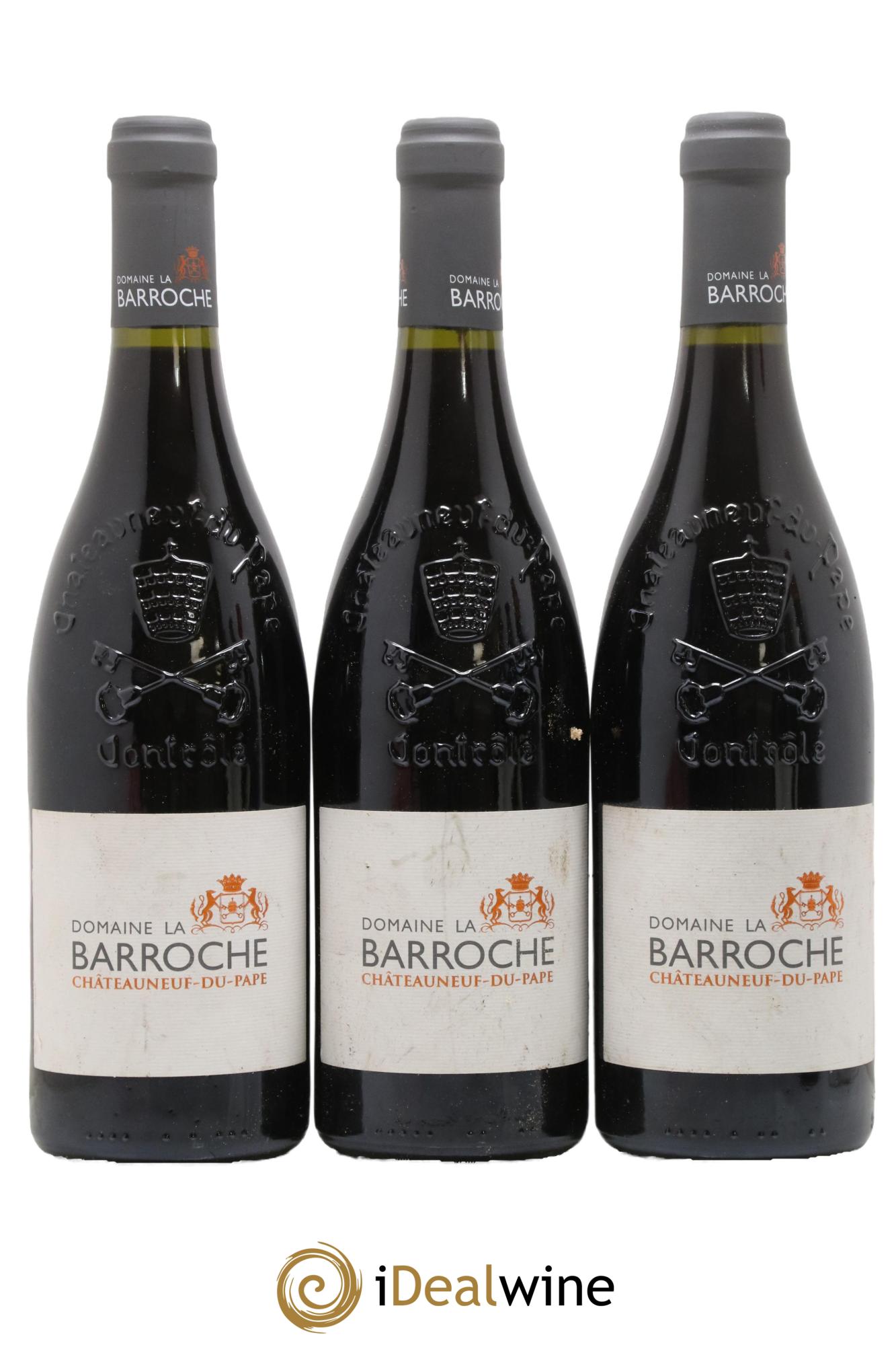 Châteauneuf-du-Pape La Barroche (Domaine de) Julien Barrot 2011 - Lot de 3 bouteilles - 0