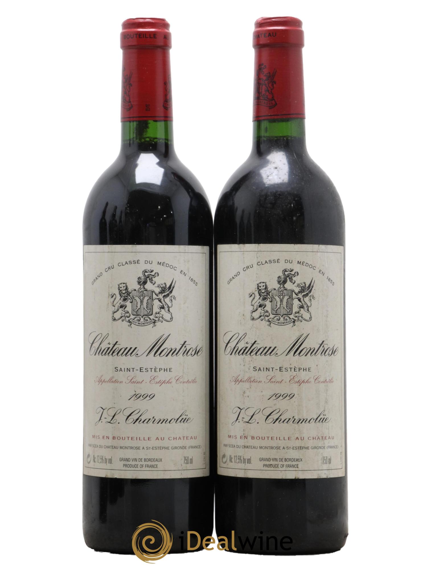Château Montrose 2ème Grand Cru Classé 1999 - Lot de 2 bouteilles - 0