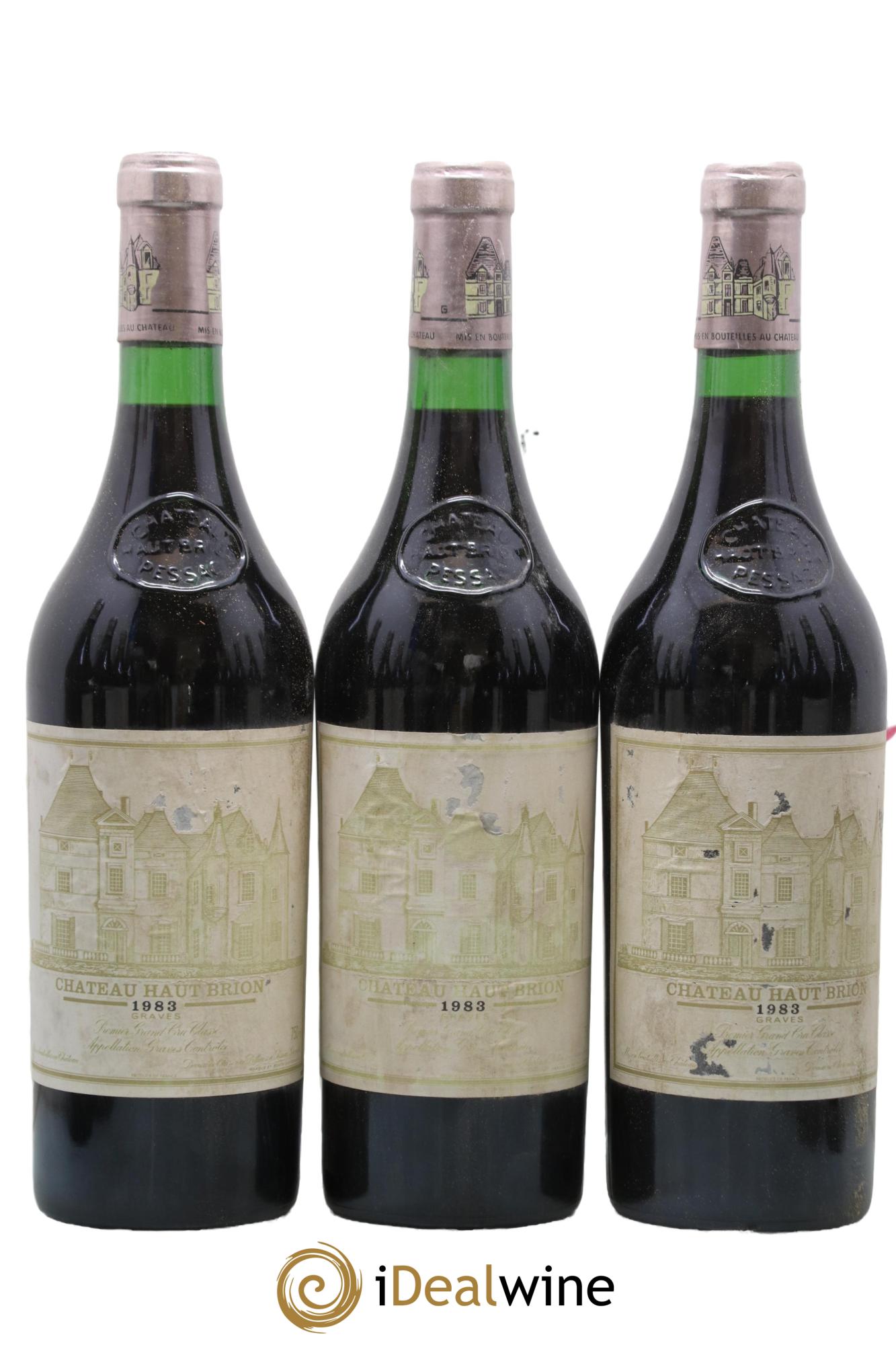 Château Haut Brion 1er Grand Cru Classé 1983 - Lot de 12 bouteilles - 1