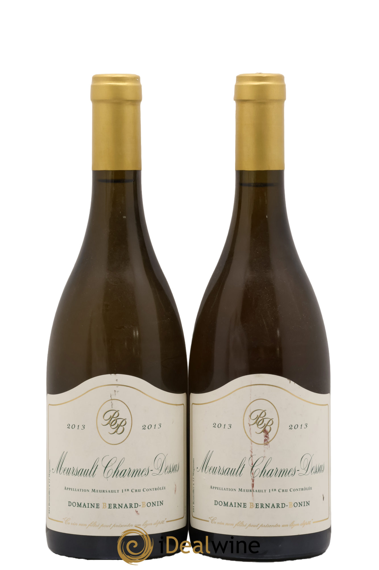 Meursault 1er Cru Les Charmes Dessus Bernard Bonin 2013 - Lot de 2 bouteilles - 0
