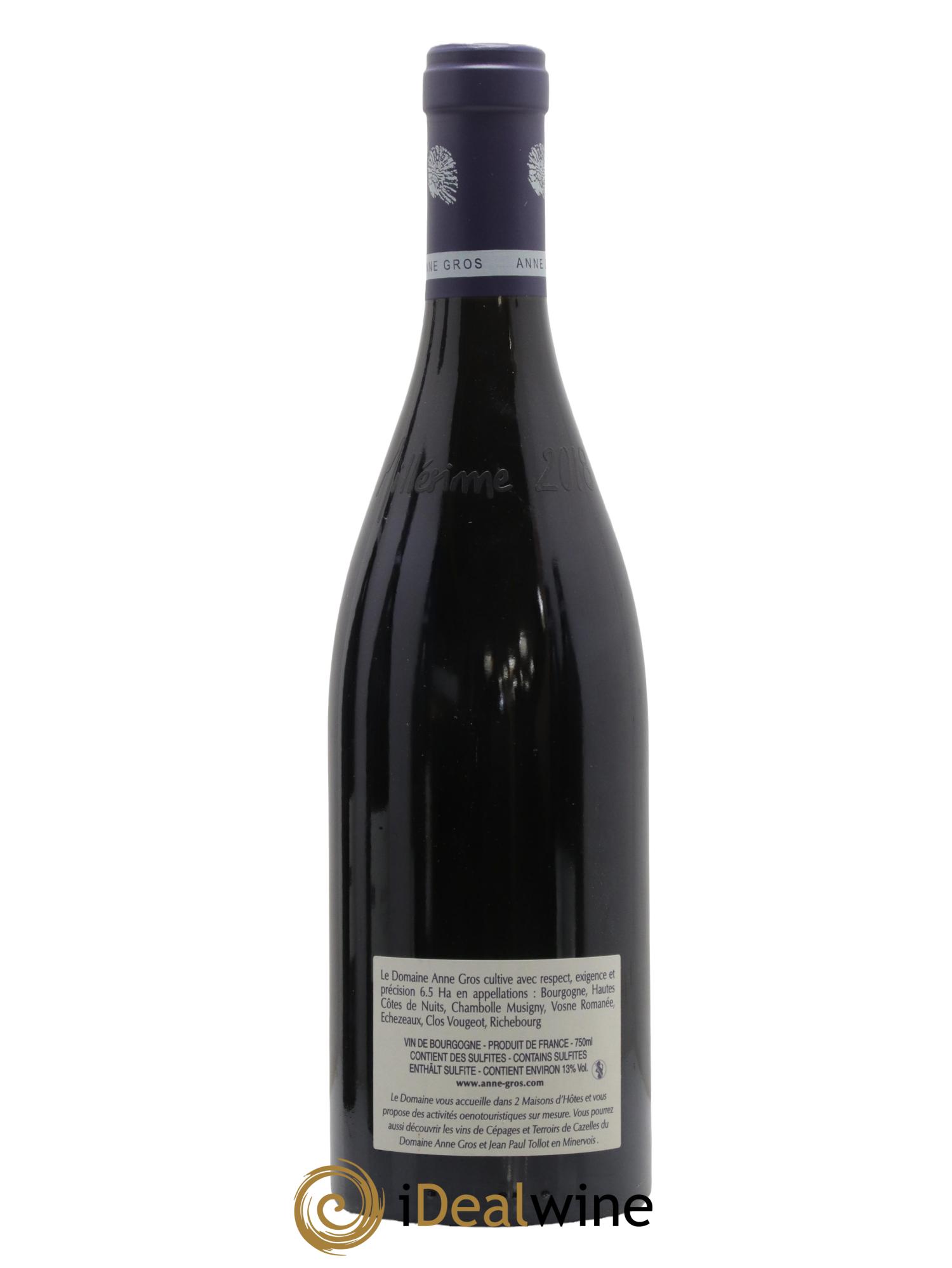 Richebourg Grand Cru Anne Gros 2018 - Lot de 1 bouteille - 1