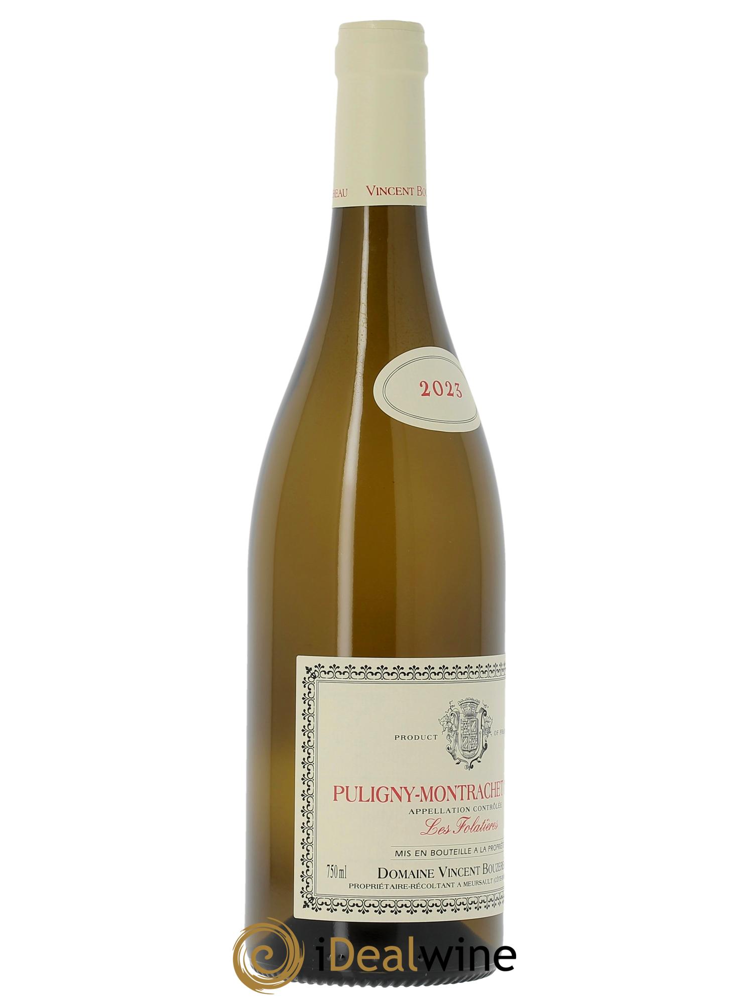 Puligny-Montrachet 1er Cru Les Folatières Vincent Bouzereau (Domaine)  2023 - Lot de 1 bouteille - 2