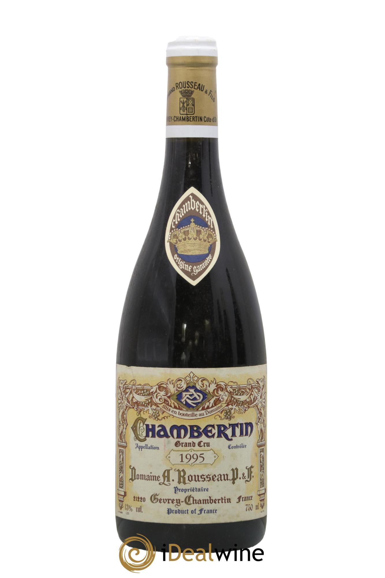 Chambertin Grand Cru Armand Rousseau (Domaine) 1995 - Lotto di 1 bottiglia - 0