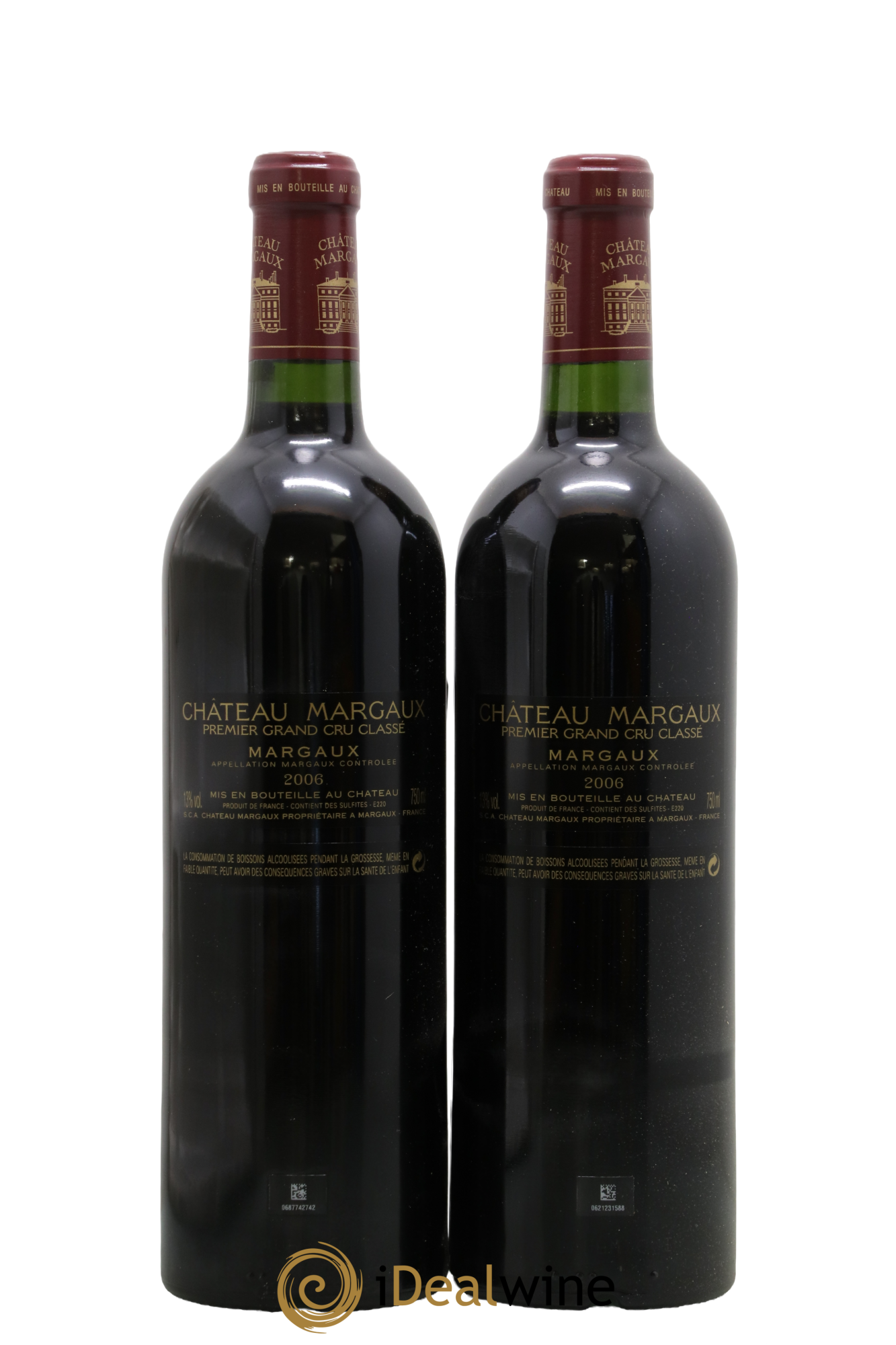 Château Margaux 1er Grand Cru Classé 2006 - Lot of 2 bottles - 1