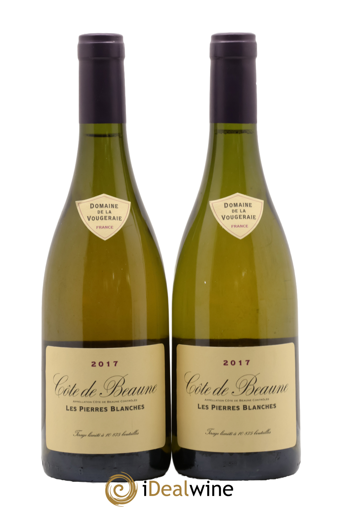 Côte de Beaune Les Pierres Blanches La Vougeraie 2017 - Lot de 2 bouteilles - 0