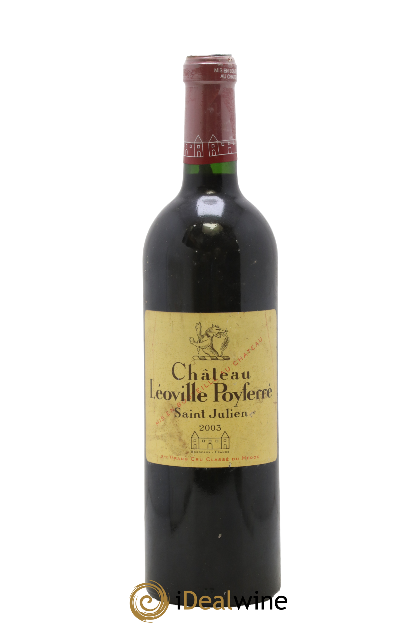 Château Léoville Poyferré 2ème Grand Cru Classé 2003 - Lot de 1 bouteille - 0