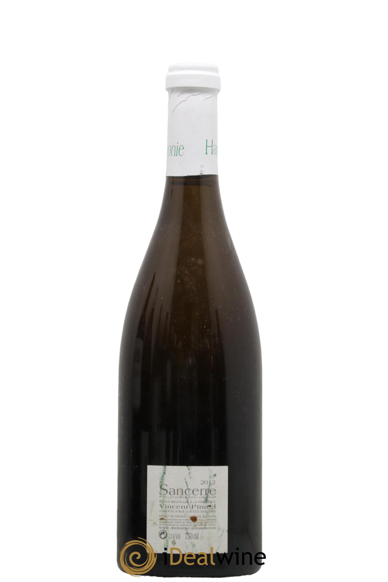 Sancerre Harmonie Vincent Pinard 2012 - Lot de 1 bouteille - 1