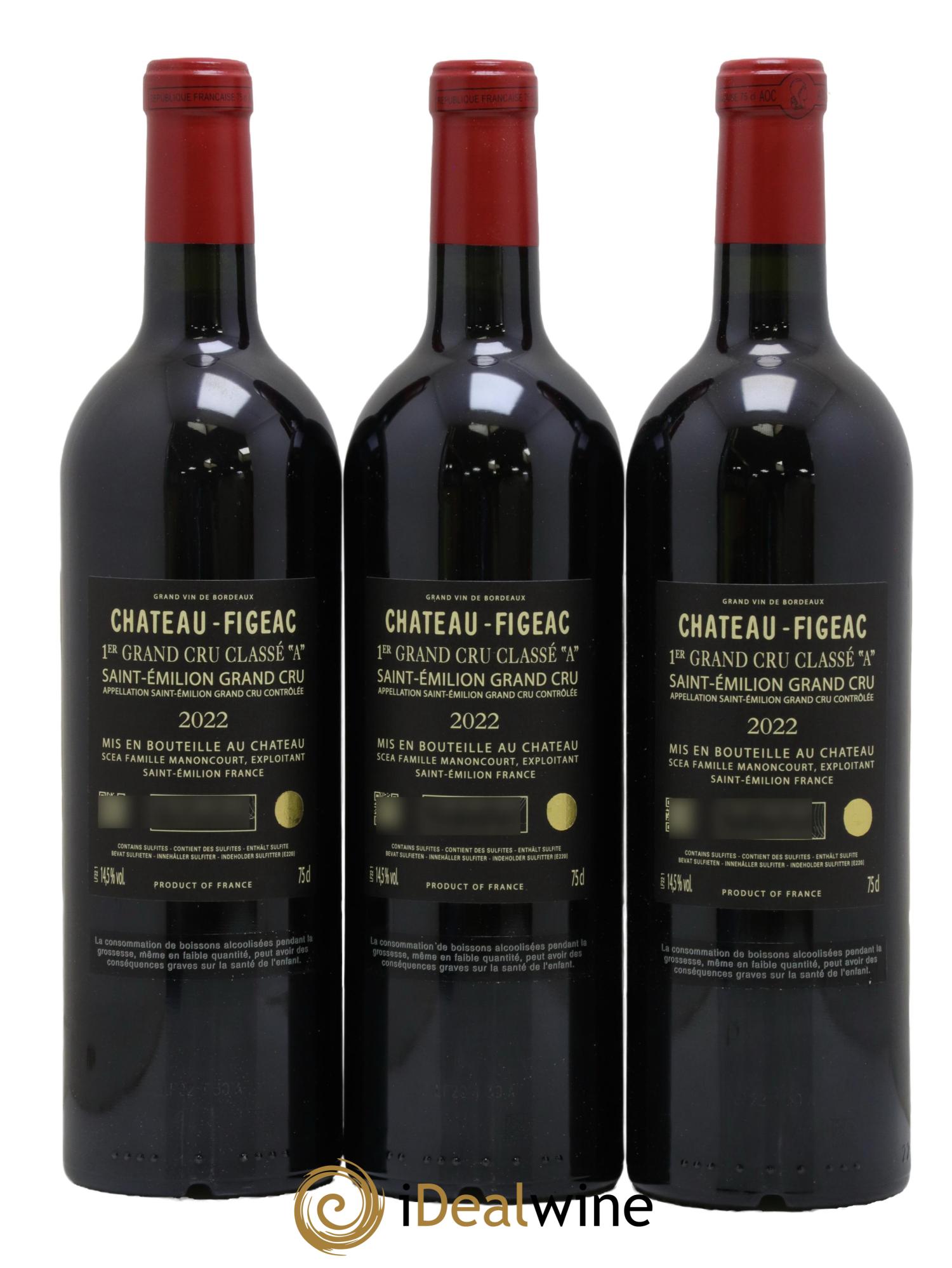 Château Figeac 1er Grand Cru Classé A 2022 - Lot de 6 bouteilles - 4