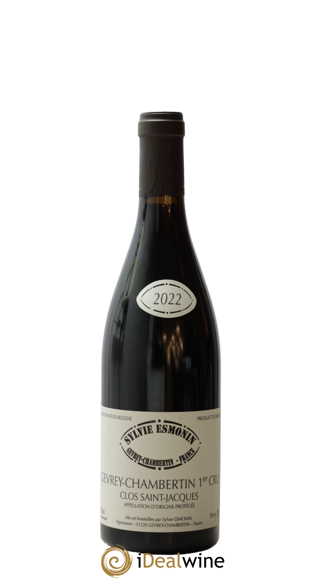 Gevrey-Chambertin 1er Cru Clos Saint Jacques Sylvie Esmonin 2022 - Posten von 1 Flasche - 0