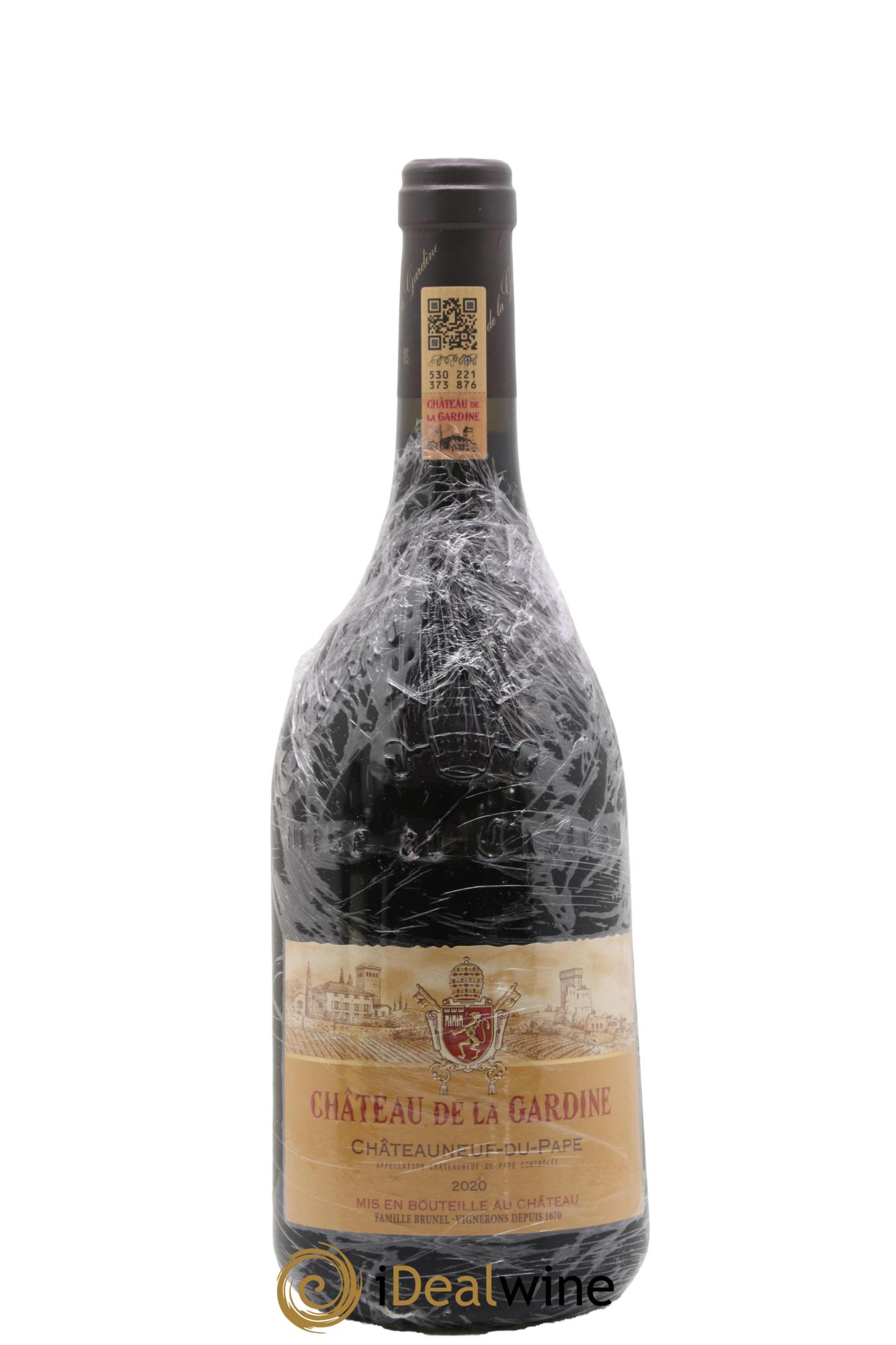 Châteauneuf-du-Pape Château de La Gardine Famille Brunel 2020 - Lot of 1 bottle - 0