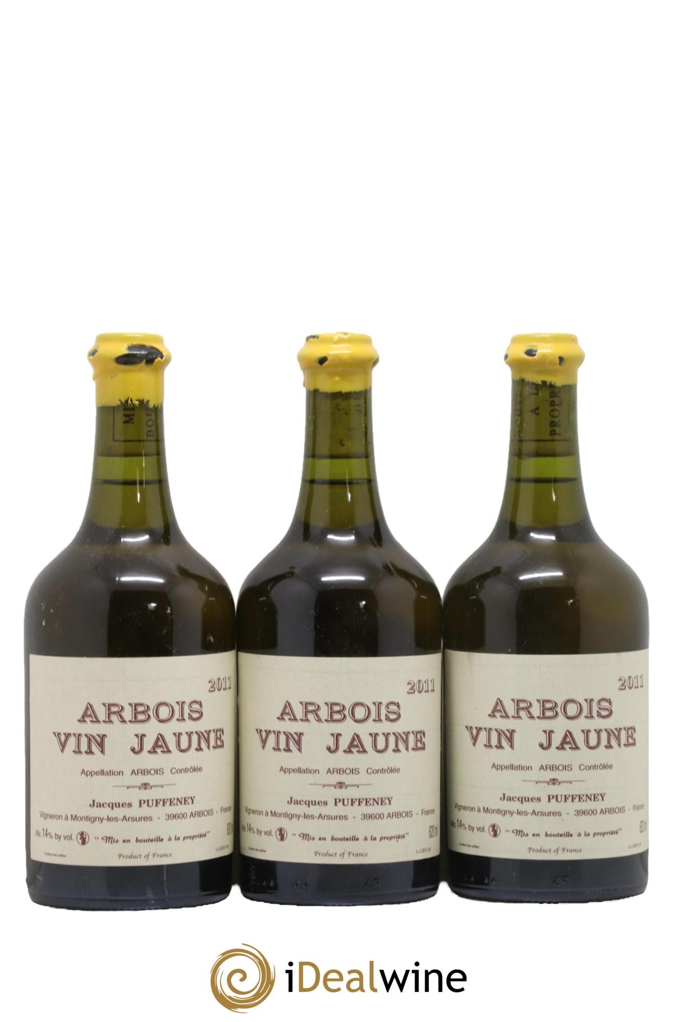 Arbois Vin Jaune Jacques Puffeney 2011 - Lot de 3 clavelins - 0