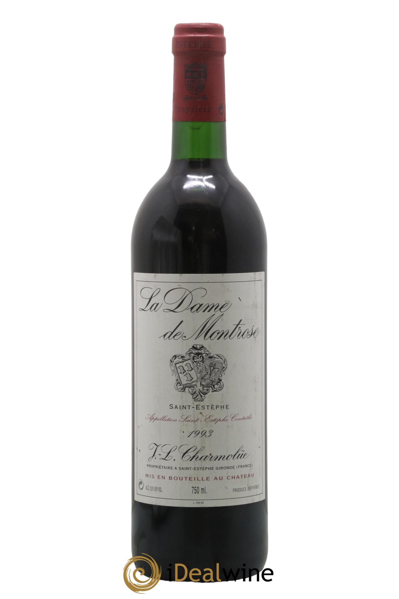 La Dame de Montrose Second Vin 1993 - Lotto di 1 bottiglia - 0