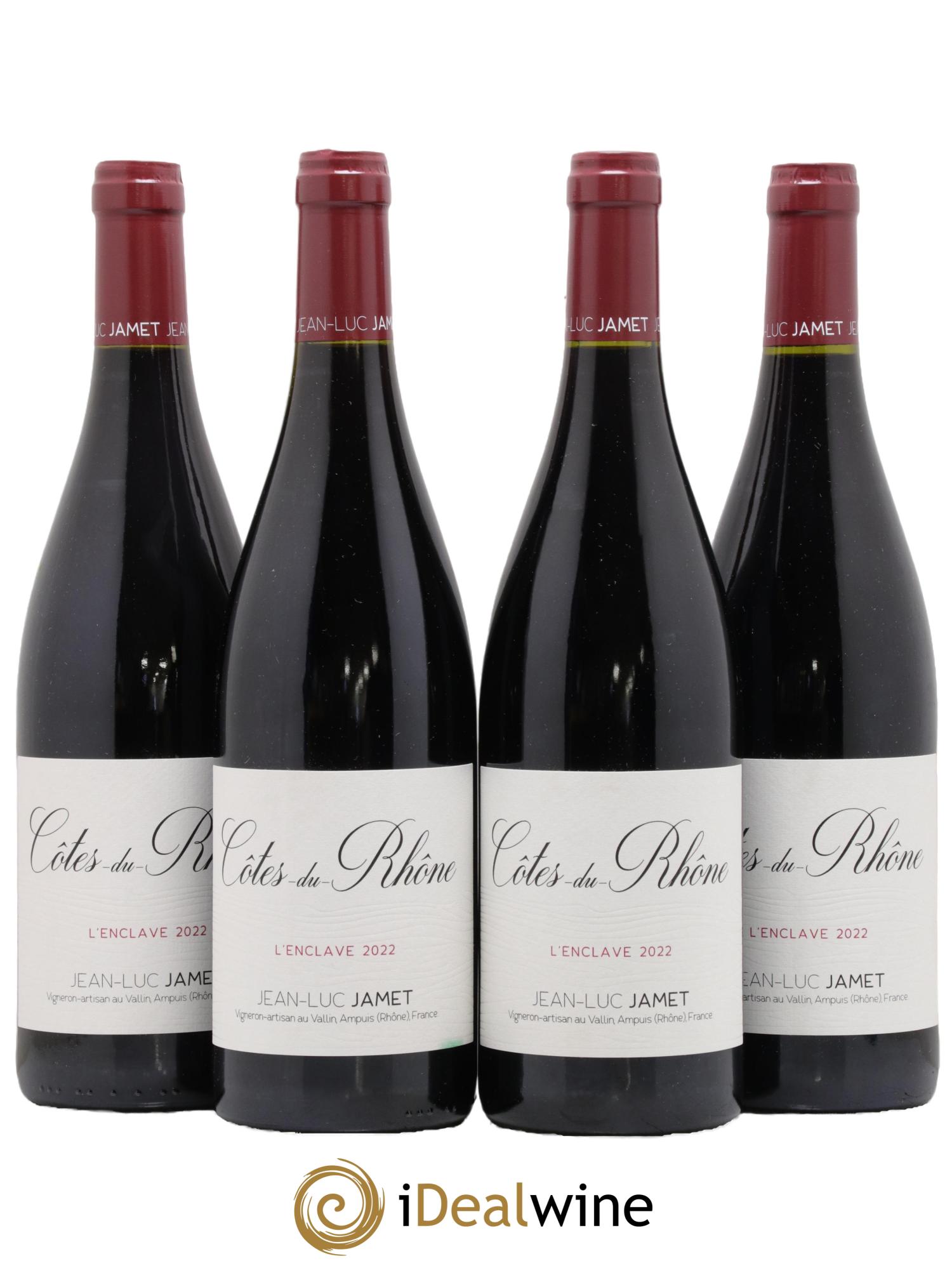 Côtes-du-Rhône L'Enclave Jean-Luc Jamet 2022 - Lot de 4 bouteilles - 0