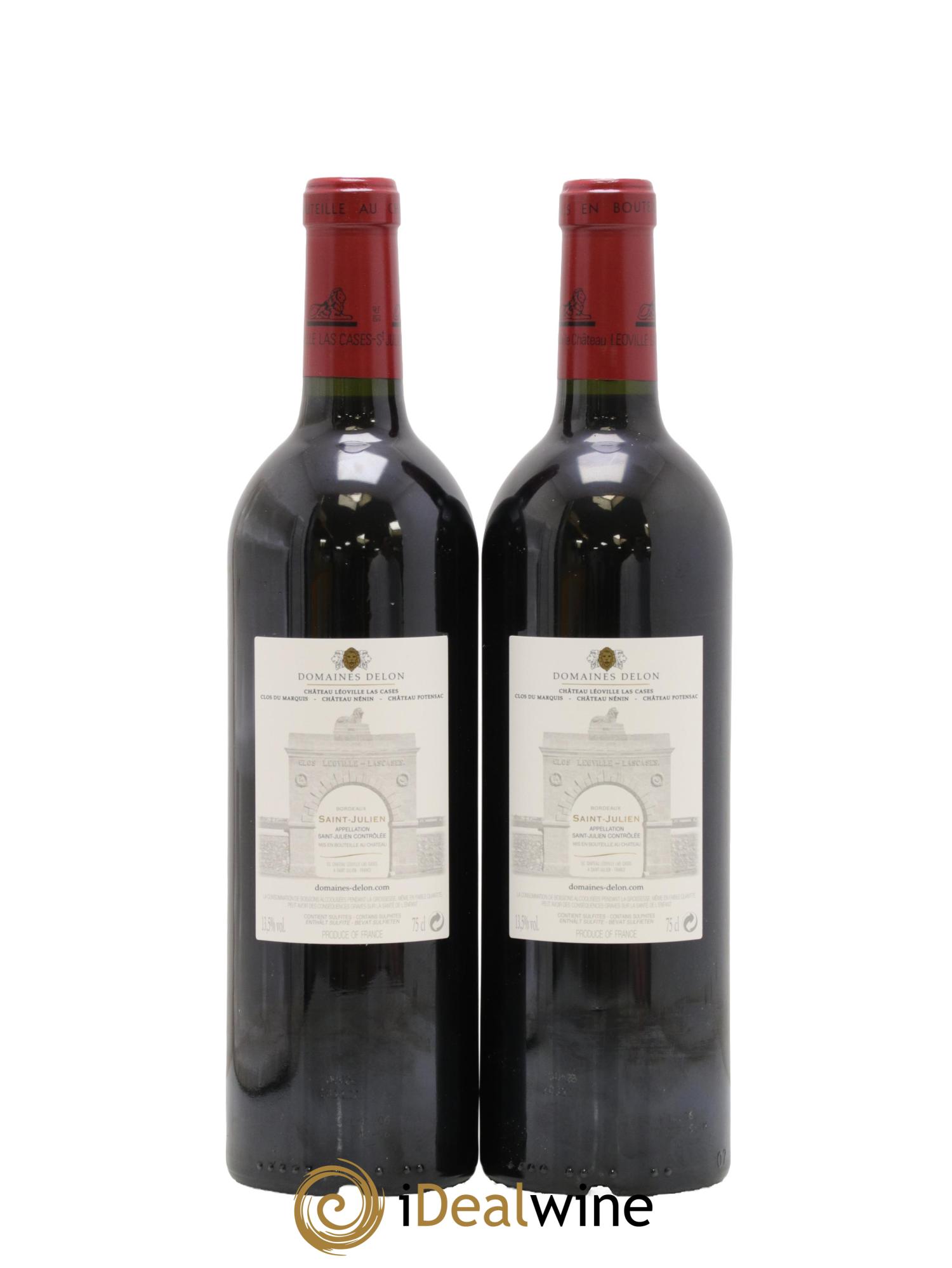 Château Léoville Las Cases 2ème Grand Cru Classé 2015 - Lot de 2 bouteilles - 1