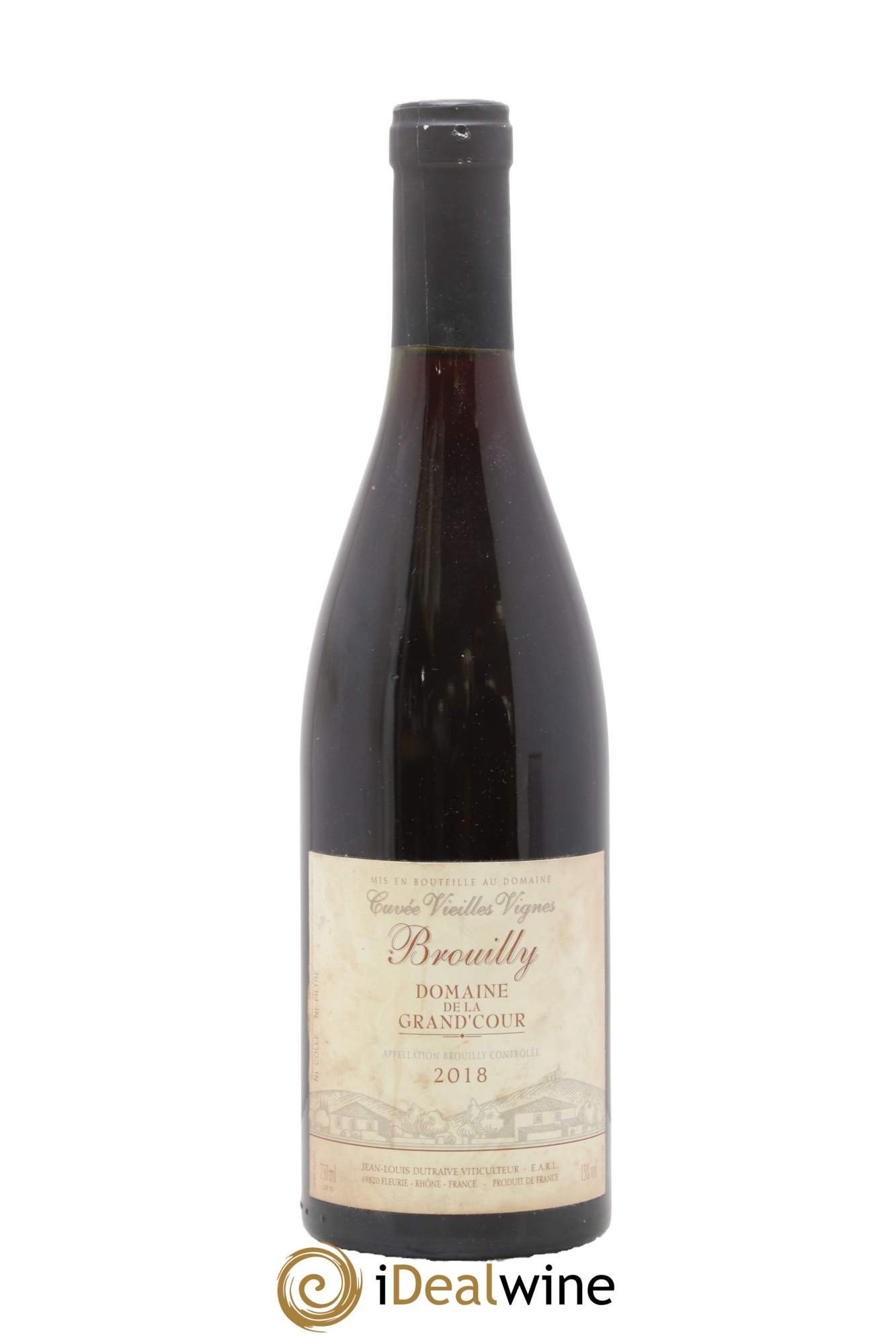 Brouilly Vieilles Vignes Grand'cour (Domaine de la) - Jean-Louis Dutraive 2018 - Lot de 1 bouteille - 0