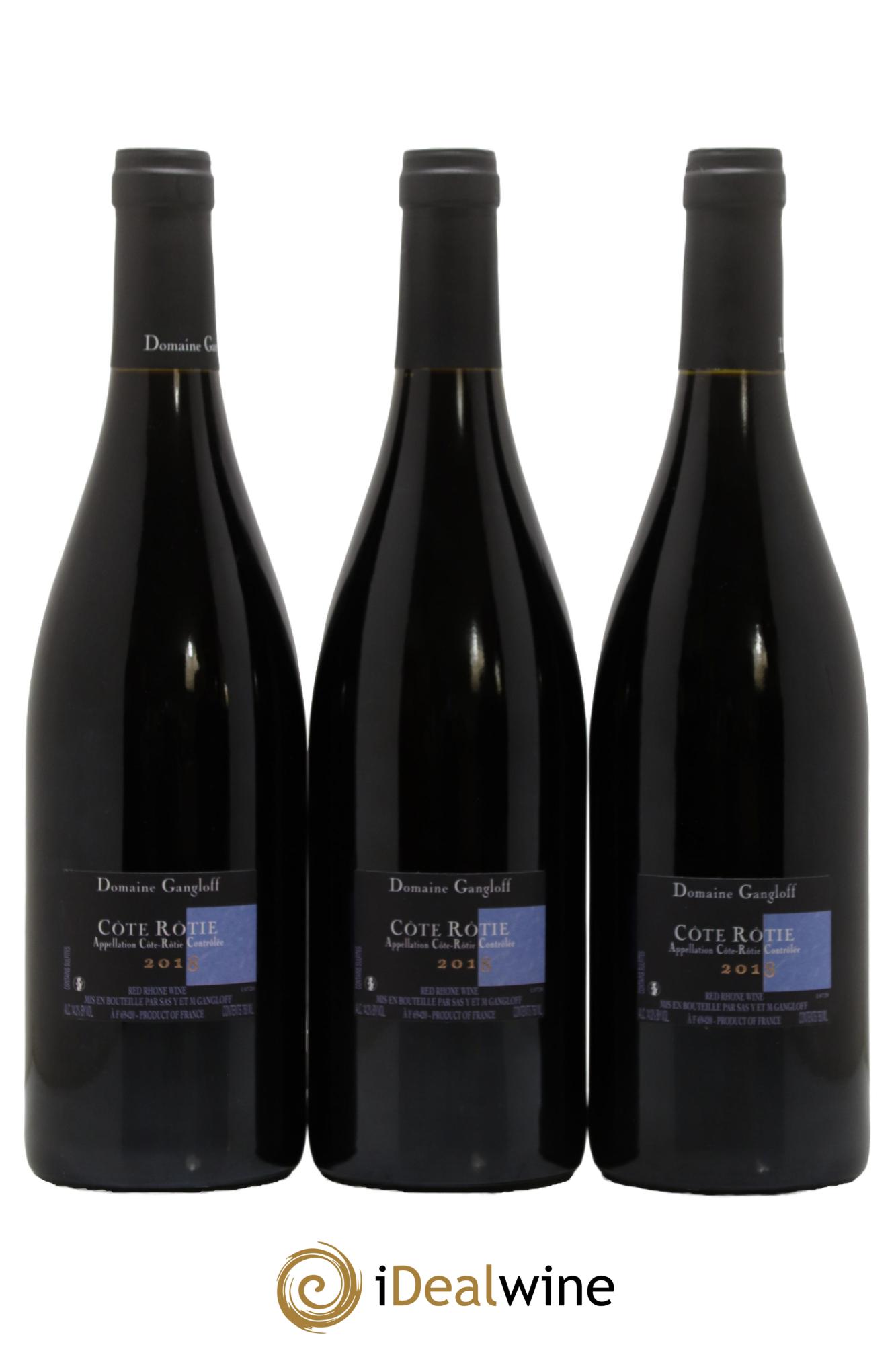 Côte-Rôtie La Barbarine Gangloff (Domaine)  2018 - Lot of 3 bottles - 1