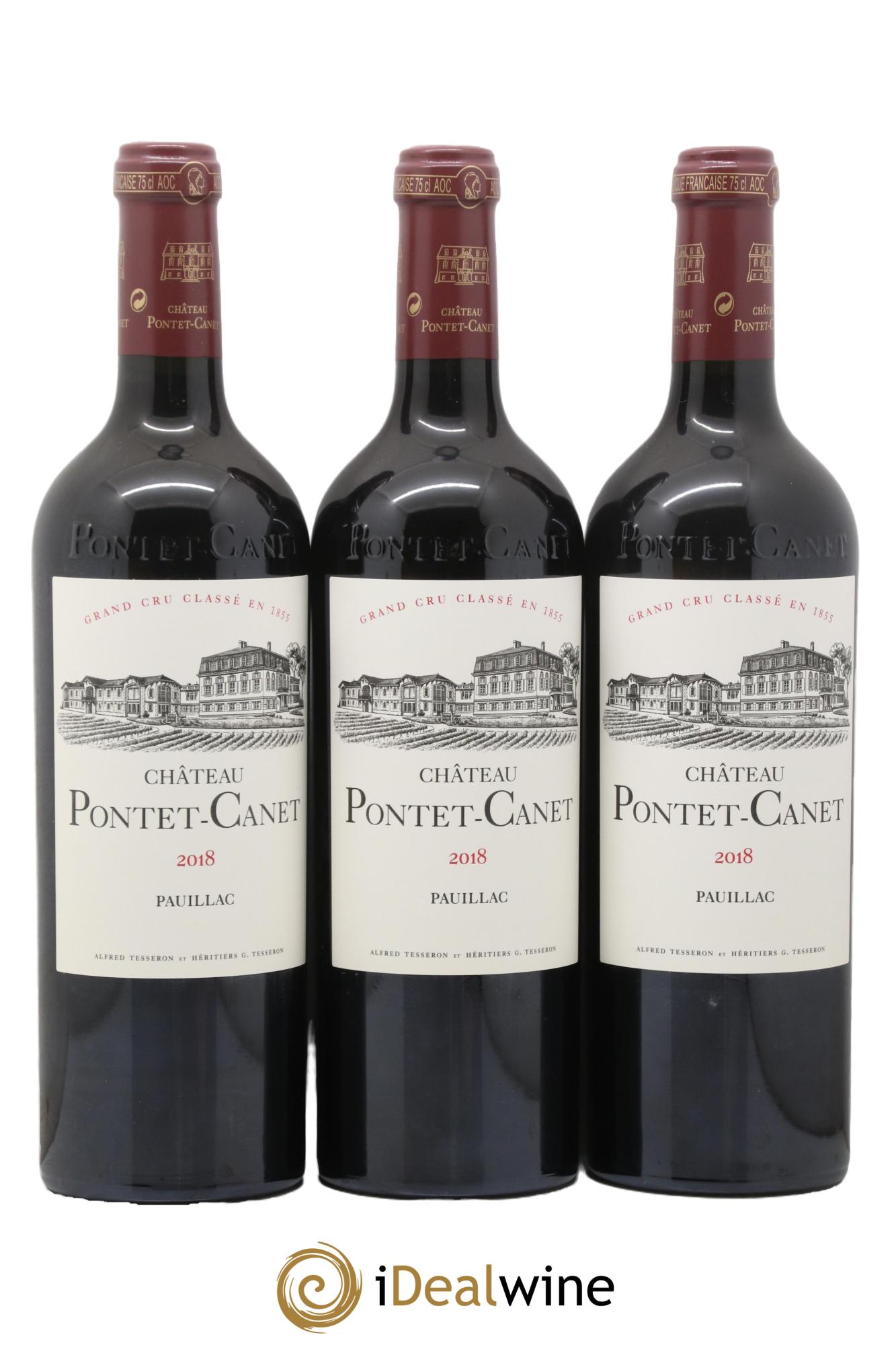 Château Pontet Canet 5ème Grand Cru Classé 2018 - Lot de 6 bouteilles - 2