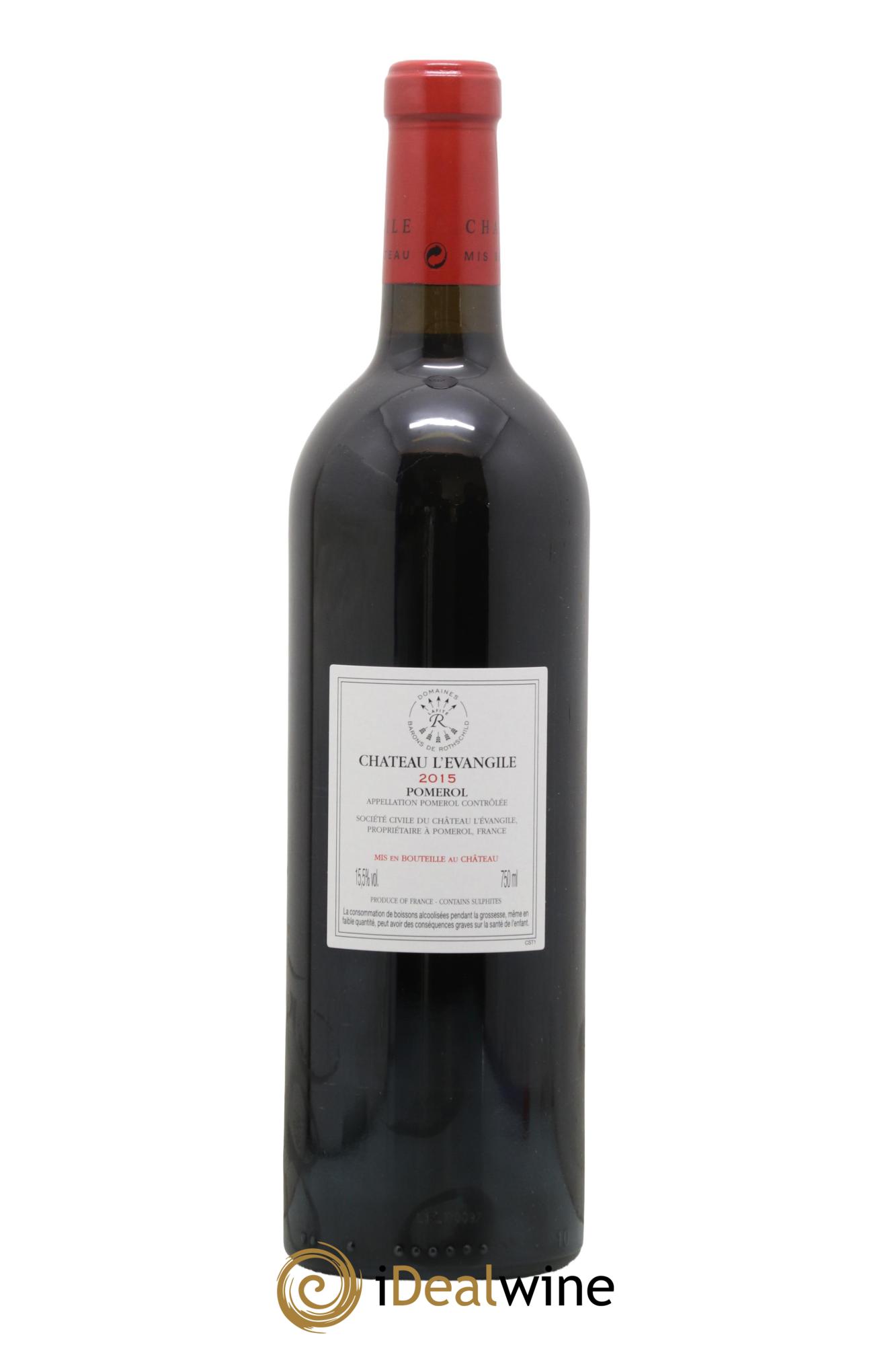 Château l' Évangile 2015 - Lot de 1 bouteille - 1