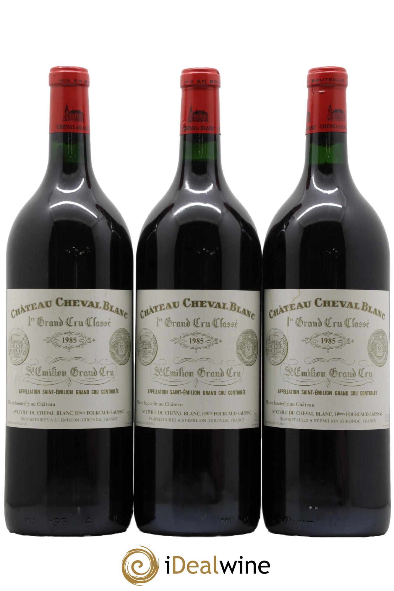 Château Cheval Blanc 1er Grand Cru Classé A 1985 - Lot de 3 magnums - 0